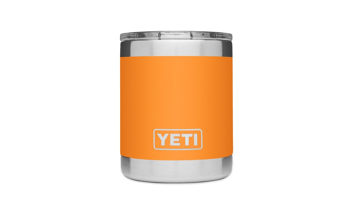 Yeti Rambler 10 oz Lowball Tumbler - King Crab Orange - Insulated Stainless Steel Cup for Whiskey, Cocktails, and Cold Drinks - Perfect for Home, Office, and Outdoor Use