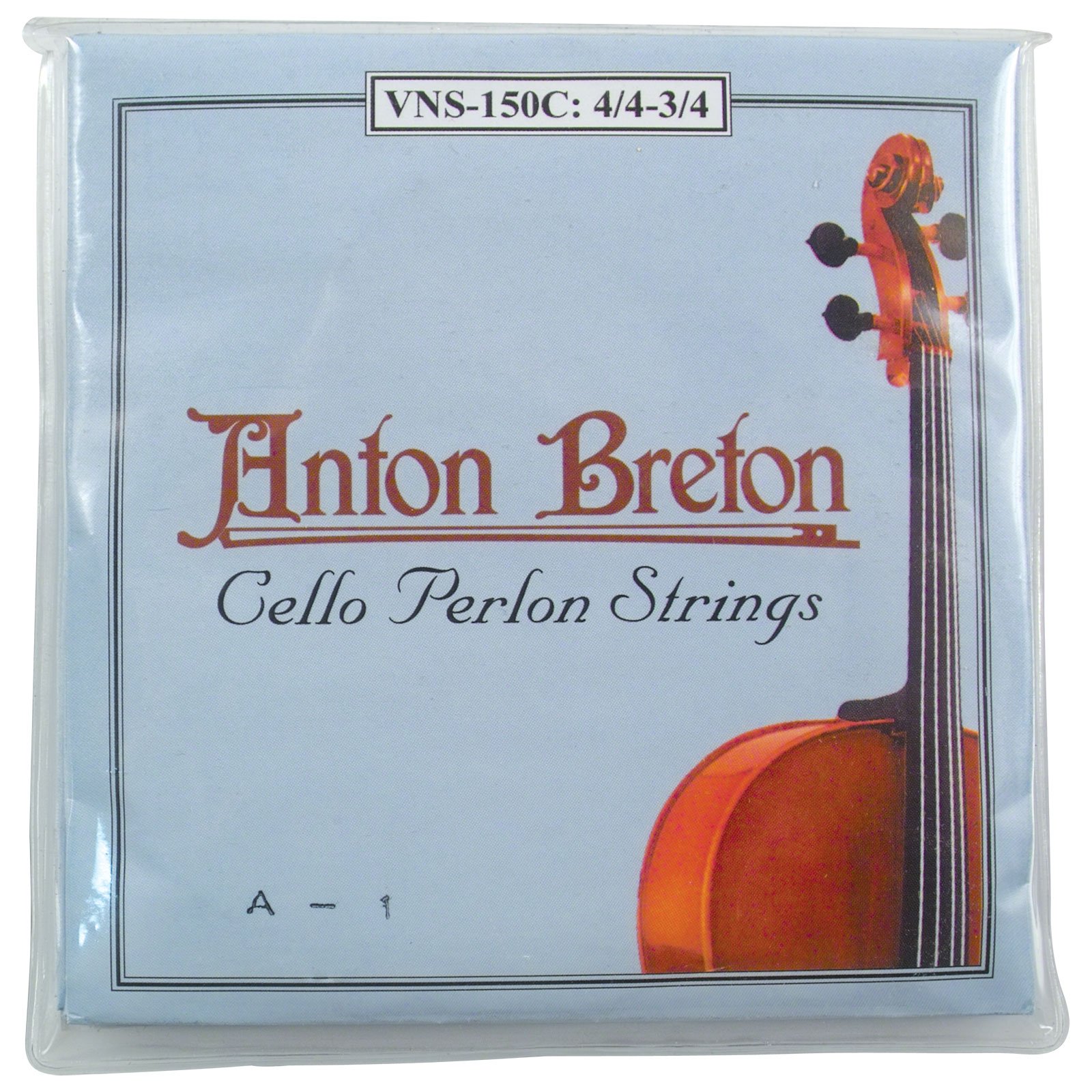 VNS-150C Professional Perlon Cello Strings for 4/4 Size Cello - Premium Quality Nylon Core Strings for Warm, Rich Tone | Perfect for Classical, Orchestral & Solo Performances