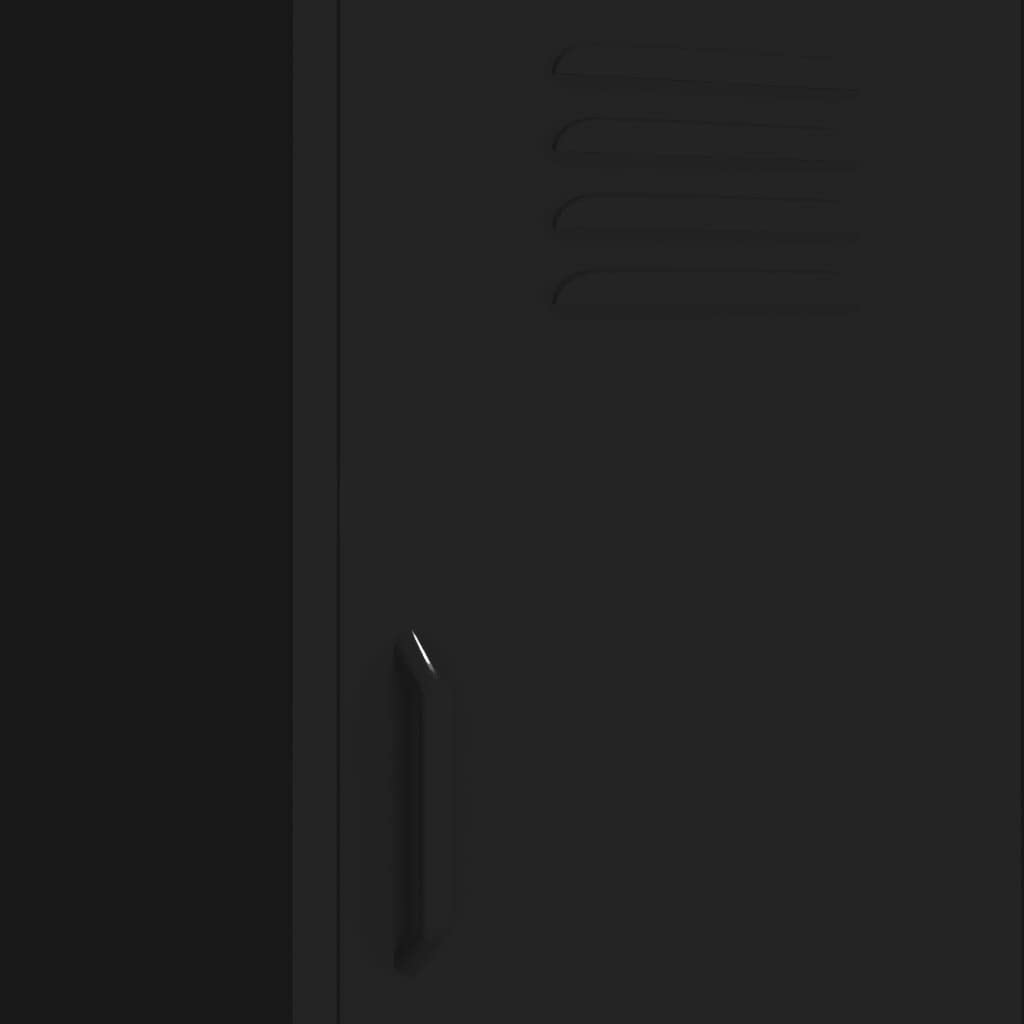 Black Steel Storage Cabinet 16.7