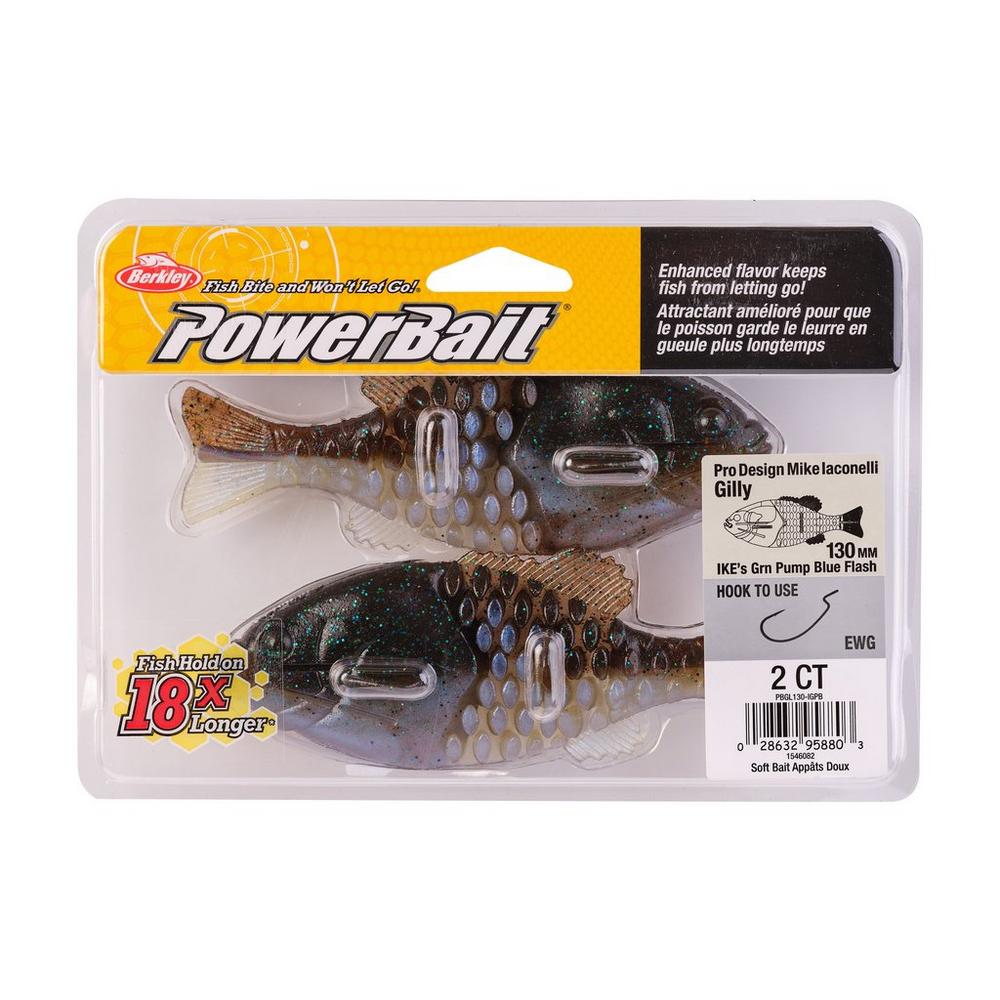 Berkley PowerBait Gilly Swimbait Fishing Lure - Designed by Mike Iaconelli - Perfect for Bass, Trout, and Freshwater Fishing