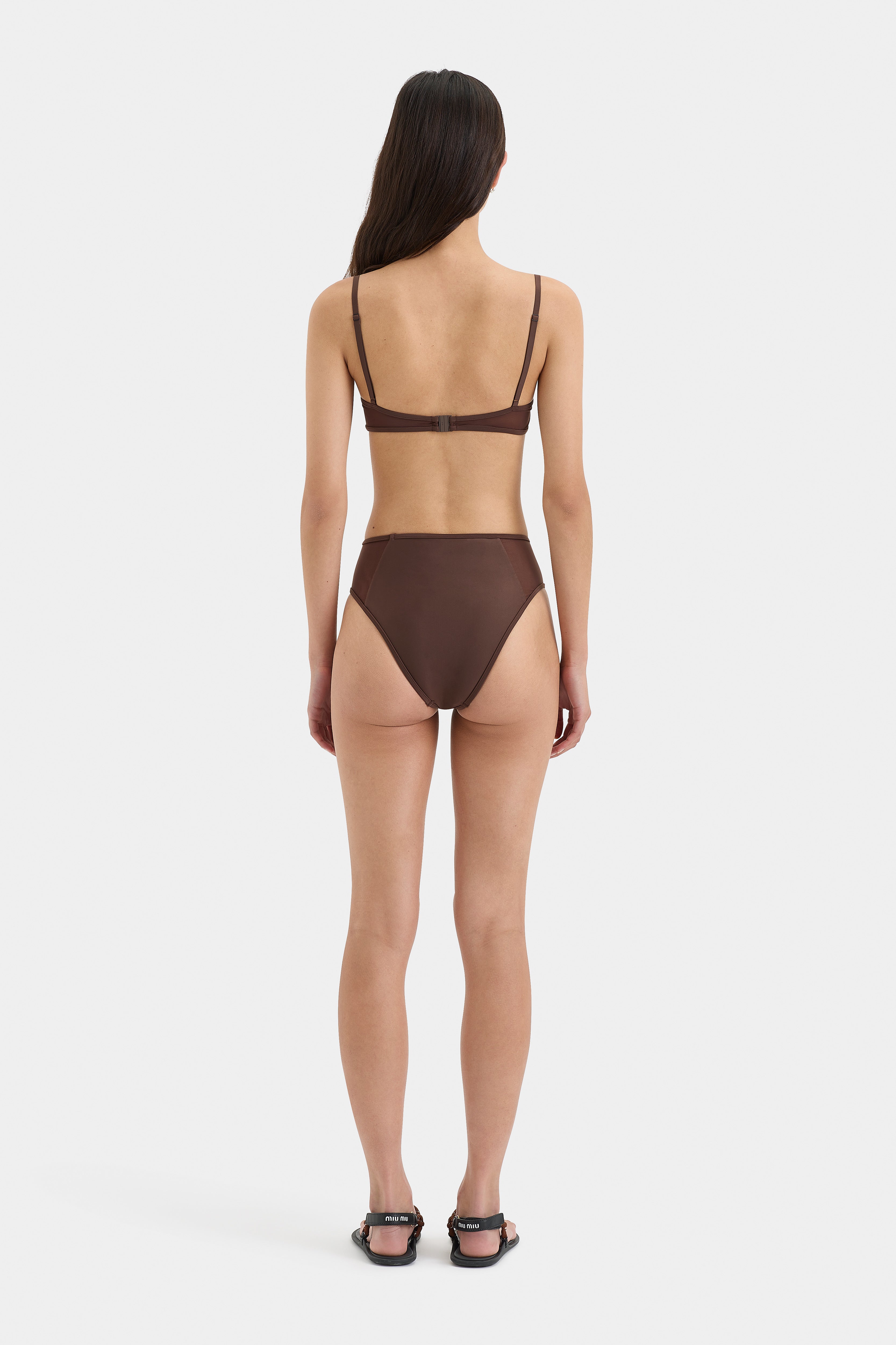 Dunes Splice High Cut Brief - Women's Sexy Lingerie for Date Night & Boudoir Photography | Comfortable & Stylish Underwear