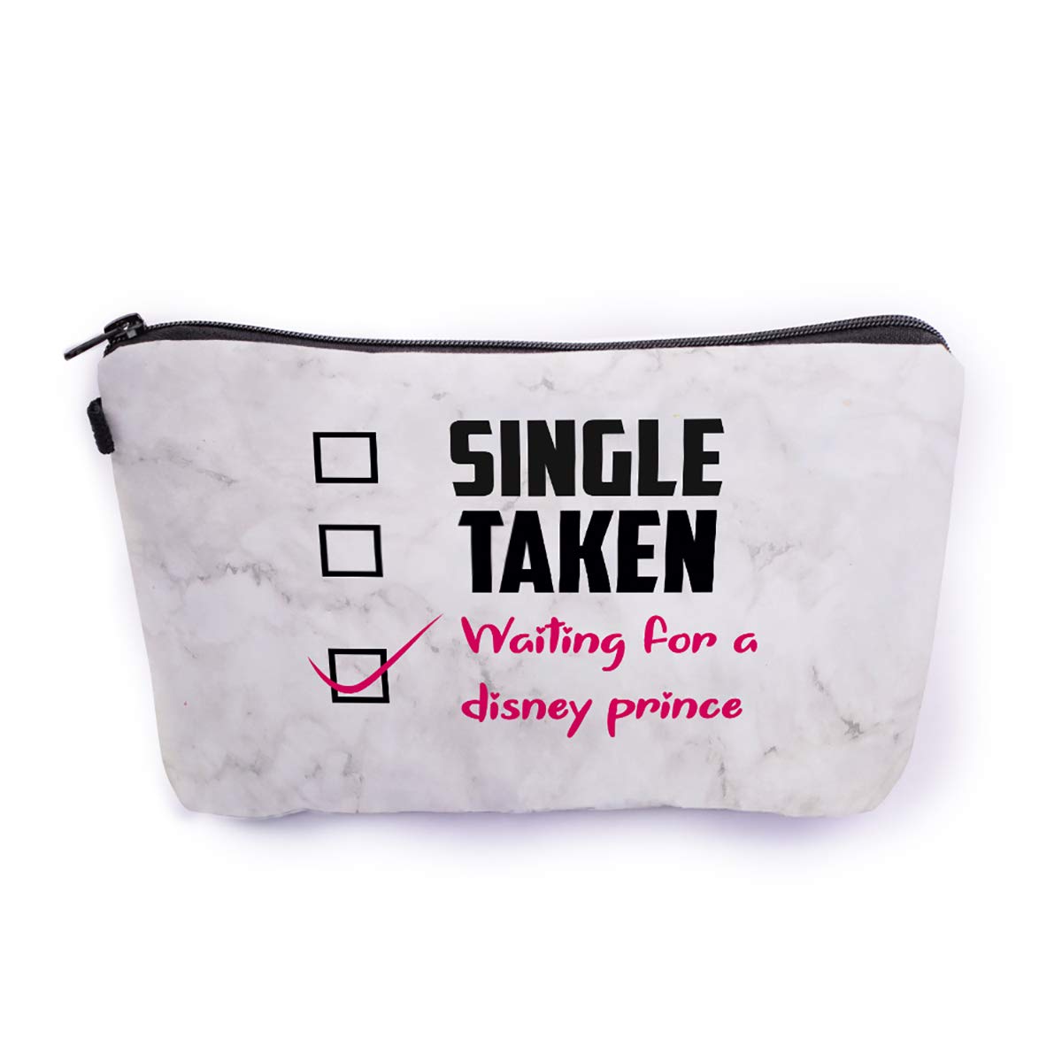 Disney Princess Cosmetic Bag for Women - Canvas Makeup Pouch with Zipper, Travel Toiletry Organizer for Makeup Storage | Perfect for Travel, Gym, and Daily Use