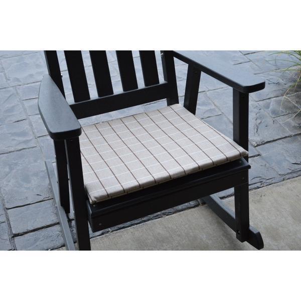 A & L Furniture Rocker Seat Cushion - Comfortable Replacement Cushion for Rocking Chairs, Gliders & Porch Swings - Perfect for Living Room, Nursery & Outdoor Relaxation