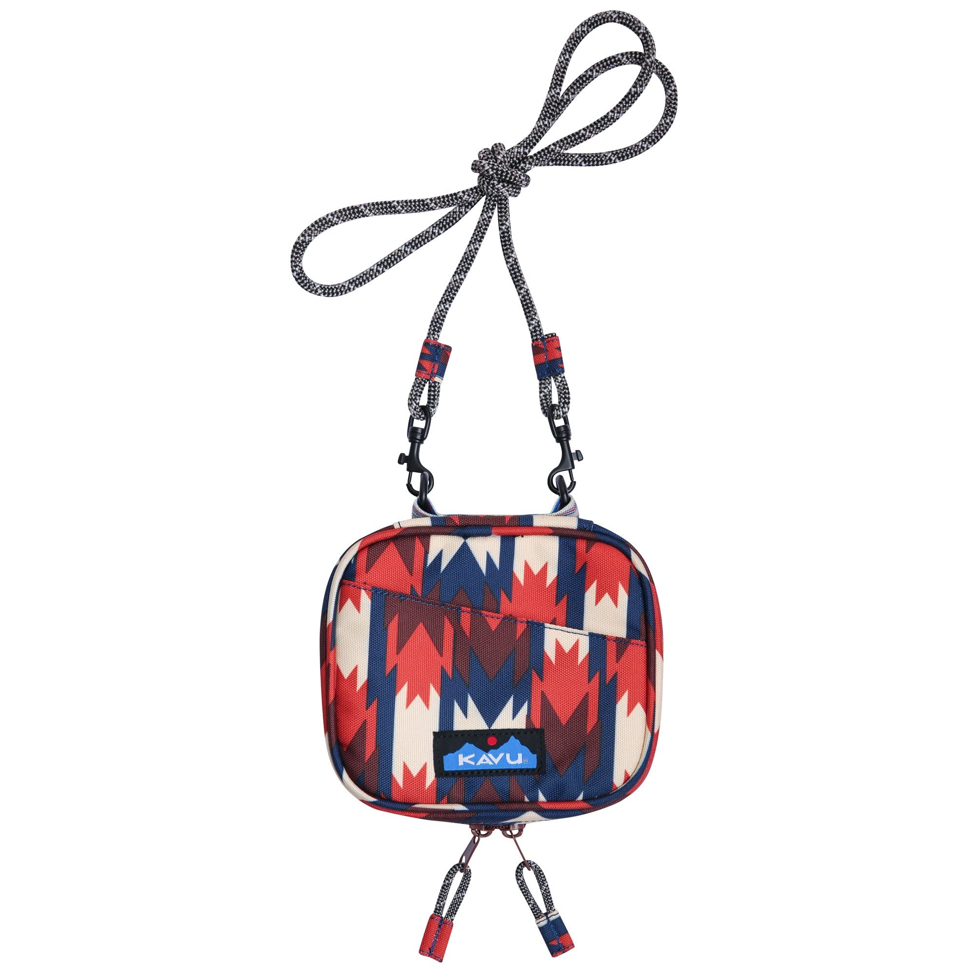 KAVU Safety Cove Crossbody Wallet with Adjustable Rope Strap - Secure Travel Wallet for Women & Men, RFID Blocking, Hands-Free Convenience (Perfect for Travel, Shopping, and Outdoor Adventures)