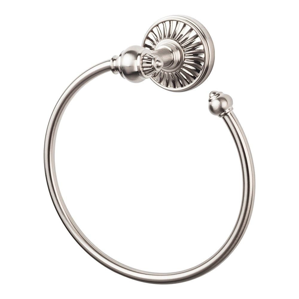 Top Knobs TUSC5-PTA Tuscany Bath Ring Pull in Pewter Finish - Elegant Cabinet Hardware for Bathroom Vanity and Kitchen Cabinets