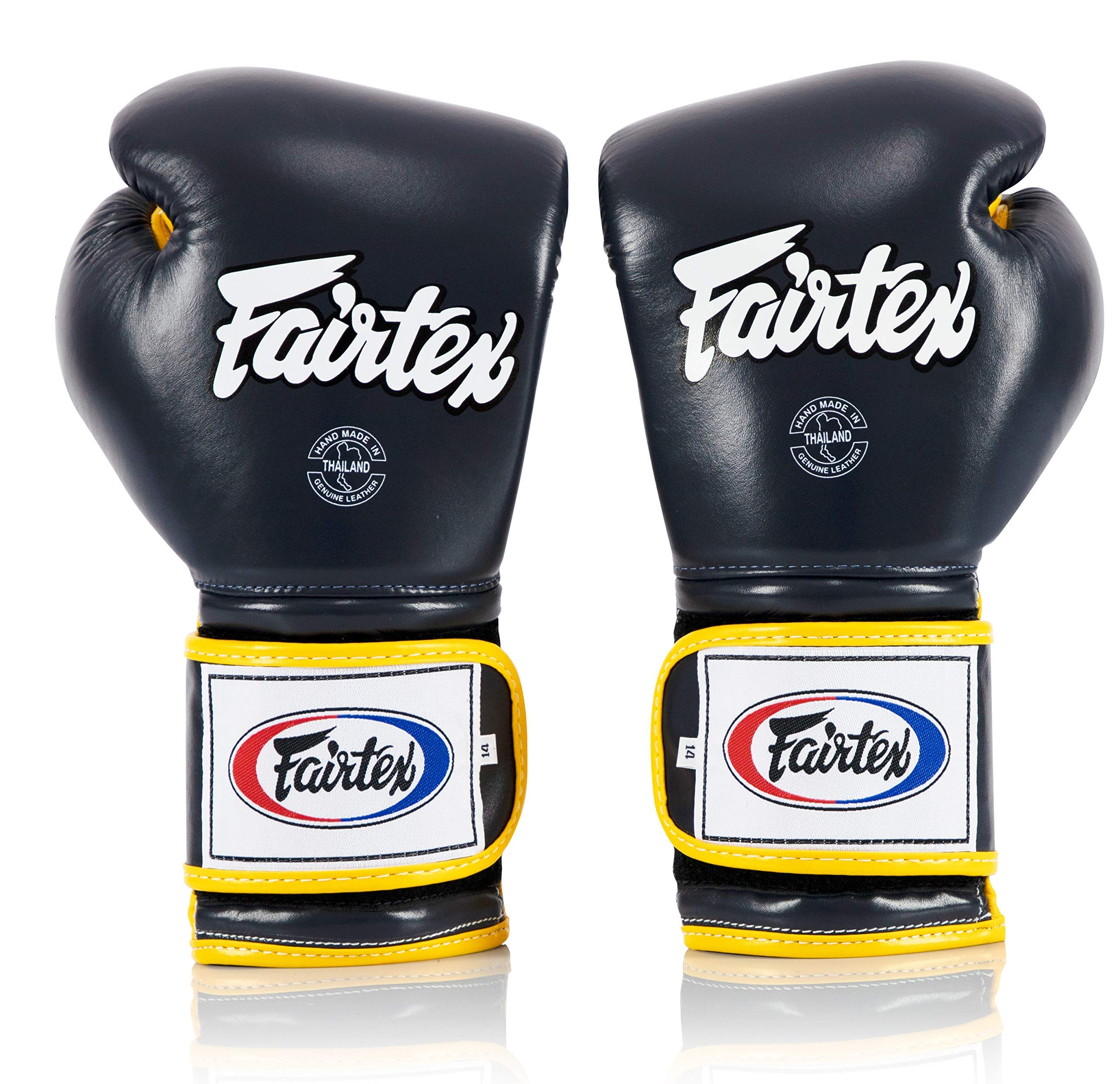 Fairtex BGV9 Muay Thai Boxing Gloves for Professionals & Trainers - Mexican Style MMA Gloves for Heavy Hitters | Lightweight, Shock-Absorbent Martial Arts Gloves | Perfect for Sparring, Bag Work & Competition Training