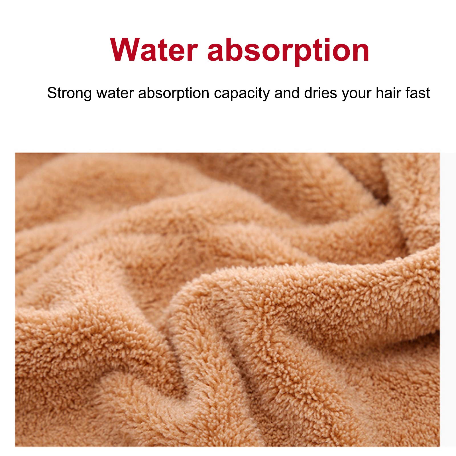 Quick-Dry Microfiber Hair Drying Cap for Women - Super Absorbent Shower & Bath Towel Hat for Fast Hair Drying - Perfect for Post-Wash, Salon, Travel & Home Use