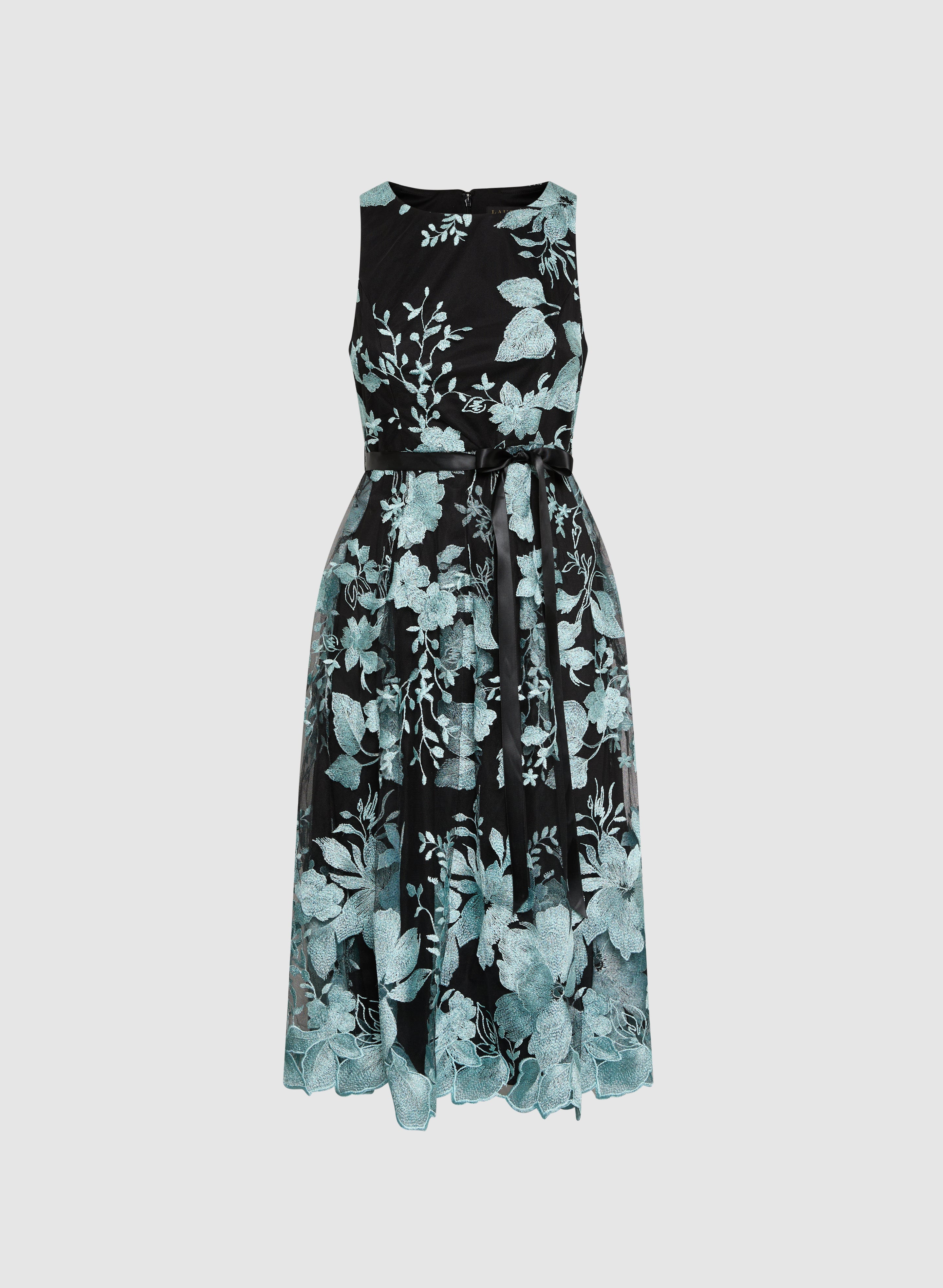 Elegant Embroidered Tulle Dress for Women - Perfect for Weddings, Parties & Special Occasions