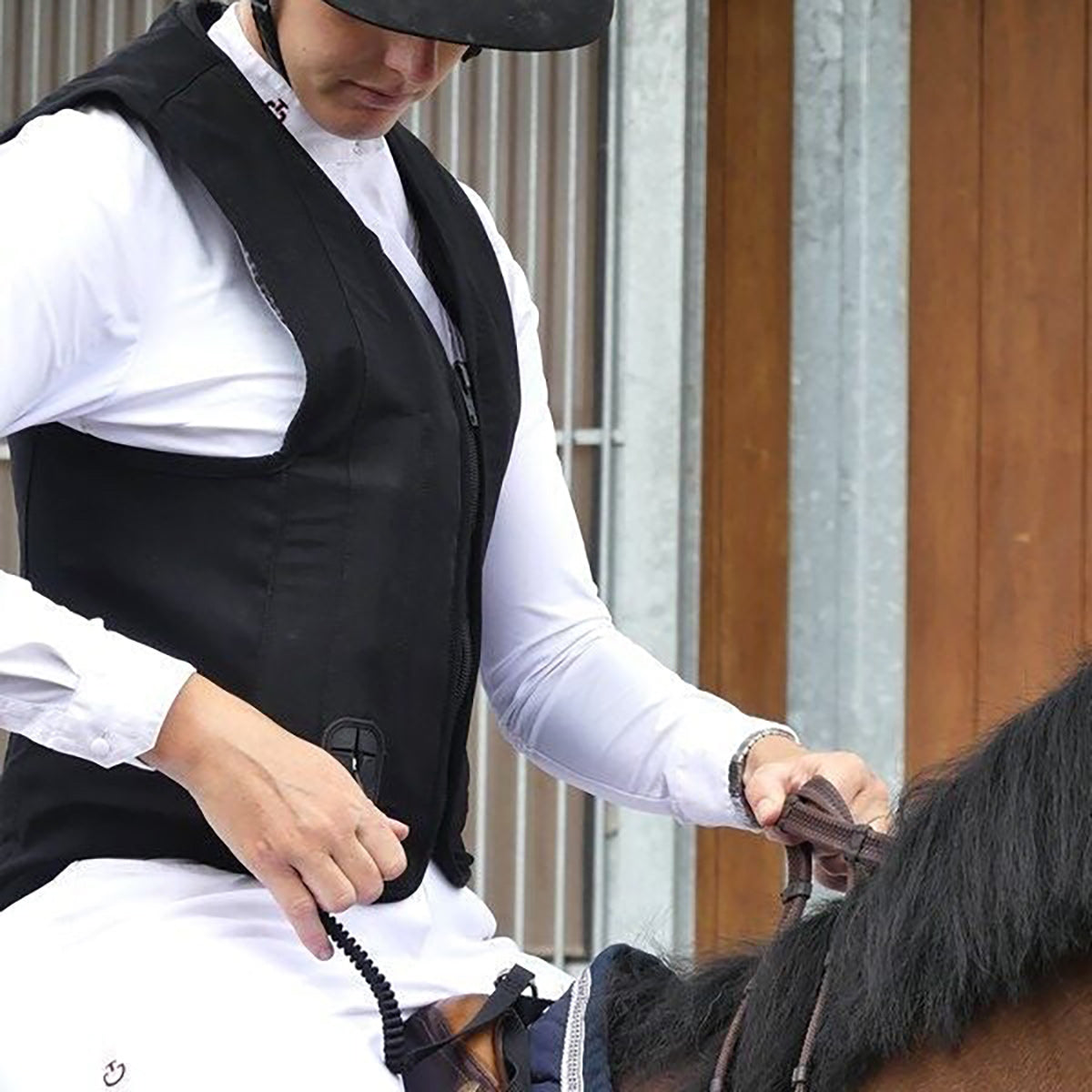 Allshot Belair Airbag Vest - Motorcycle Safety Gear for Riders - Perfect for Street Biking, Racing & Adventure Riding