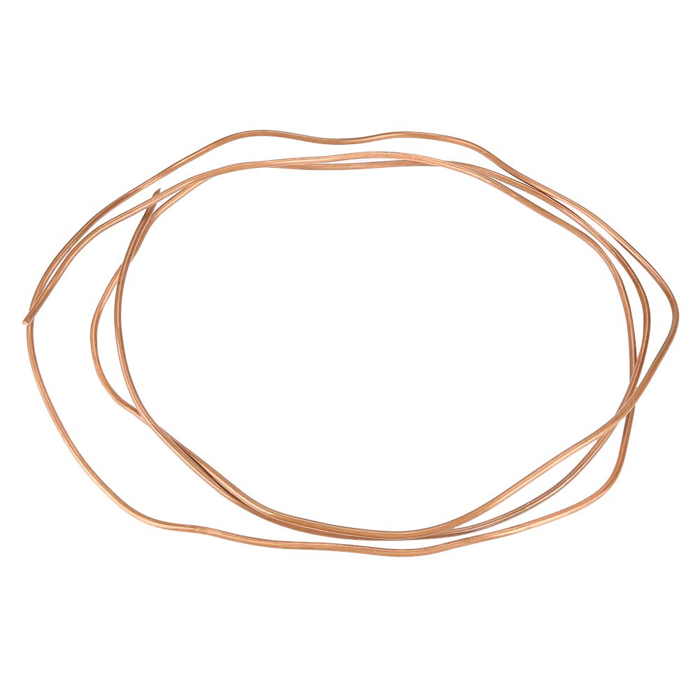 2M Soft Copper Tube Pipe 3mm OD x 2mm ID - Refrigeration Plumbing Supplies for HVAC, AC Repair & DIY Projects | Durable Flexible Copper Tubing for Coolant Lines & Gas Piping
