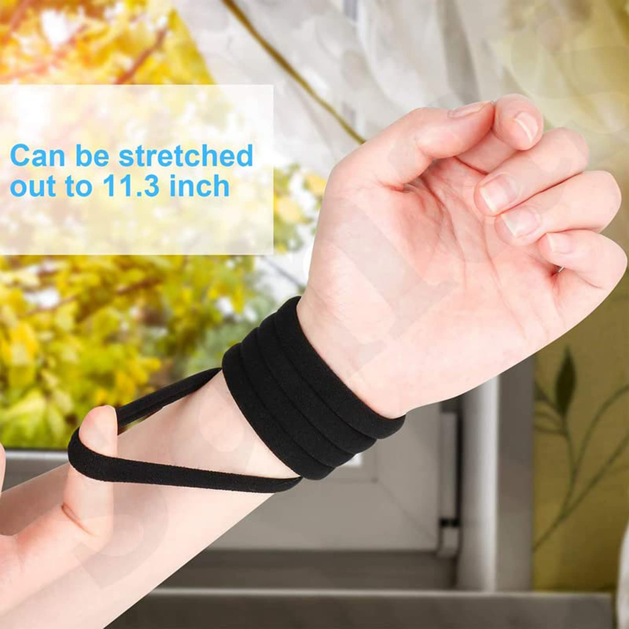 BIRDWARE Stretchable Hair Bands for Women & Girls - Soft Elastic Cotton Hair Ties with Hair Bows - Perfect for Ponytails, Braids, and Everyday Hairstyles