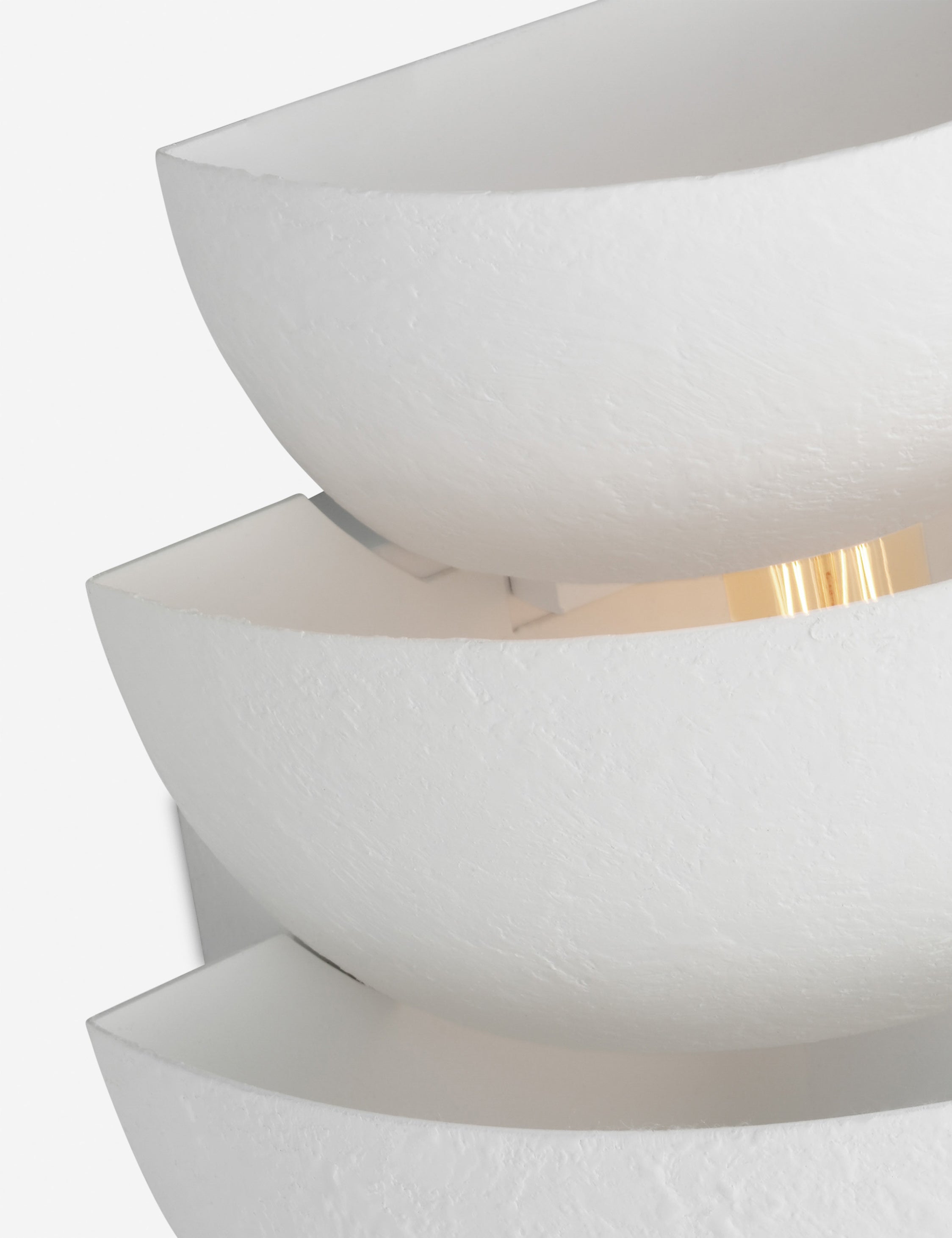 Beaunay Tiered Wall Sconce by Christiane Lemieux - Modern Brass Finish Lighting Fixture for Living Room, Bedroom & Hallway Decor