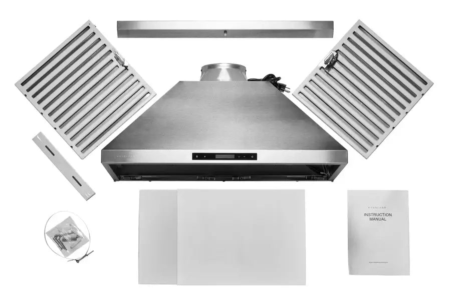 Hauslane Chef Convertible Stainless Steel Wall Mount Range Hood - 30