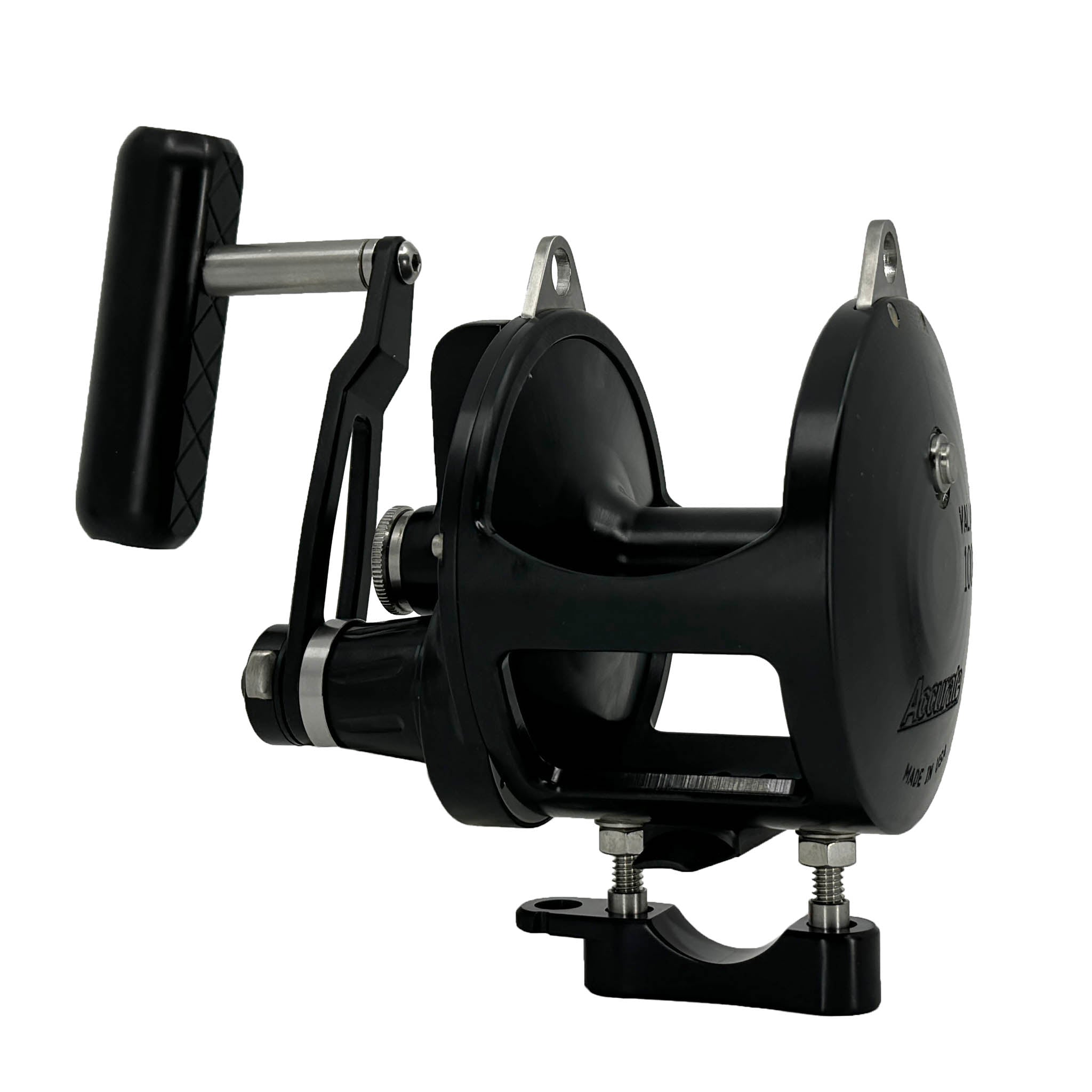 Accurate Valiant Matte Black Lever Drag Fishing Reel - Saltwater & Freshwater Fishing Gear for Offshore, Inshore, and Surf Casting