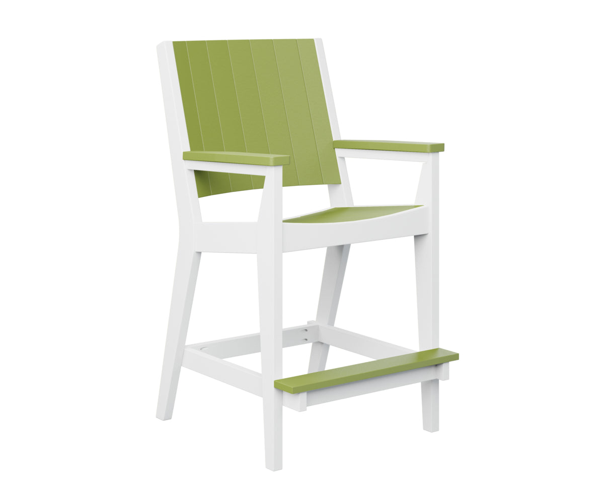 Kiwi Green on White