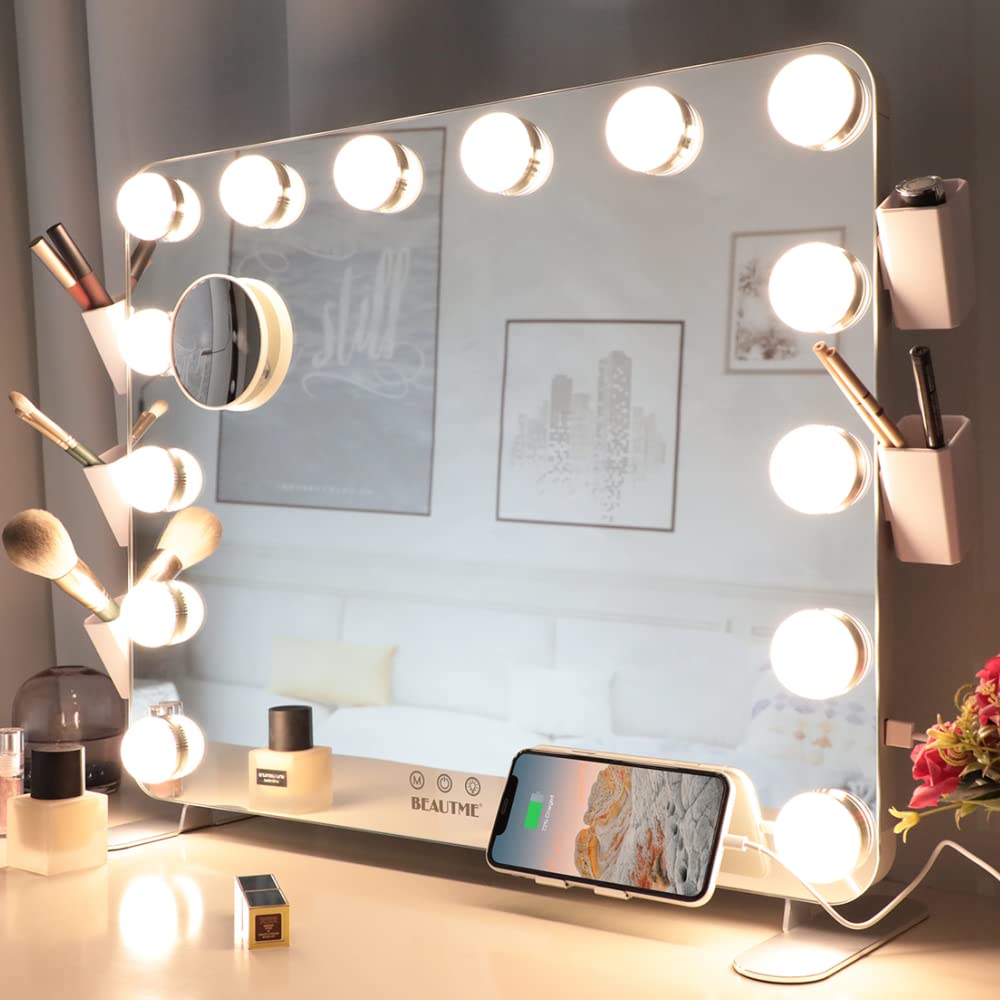 Hollywood Vanity Makeup Mirror with LED Lights - 23