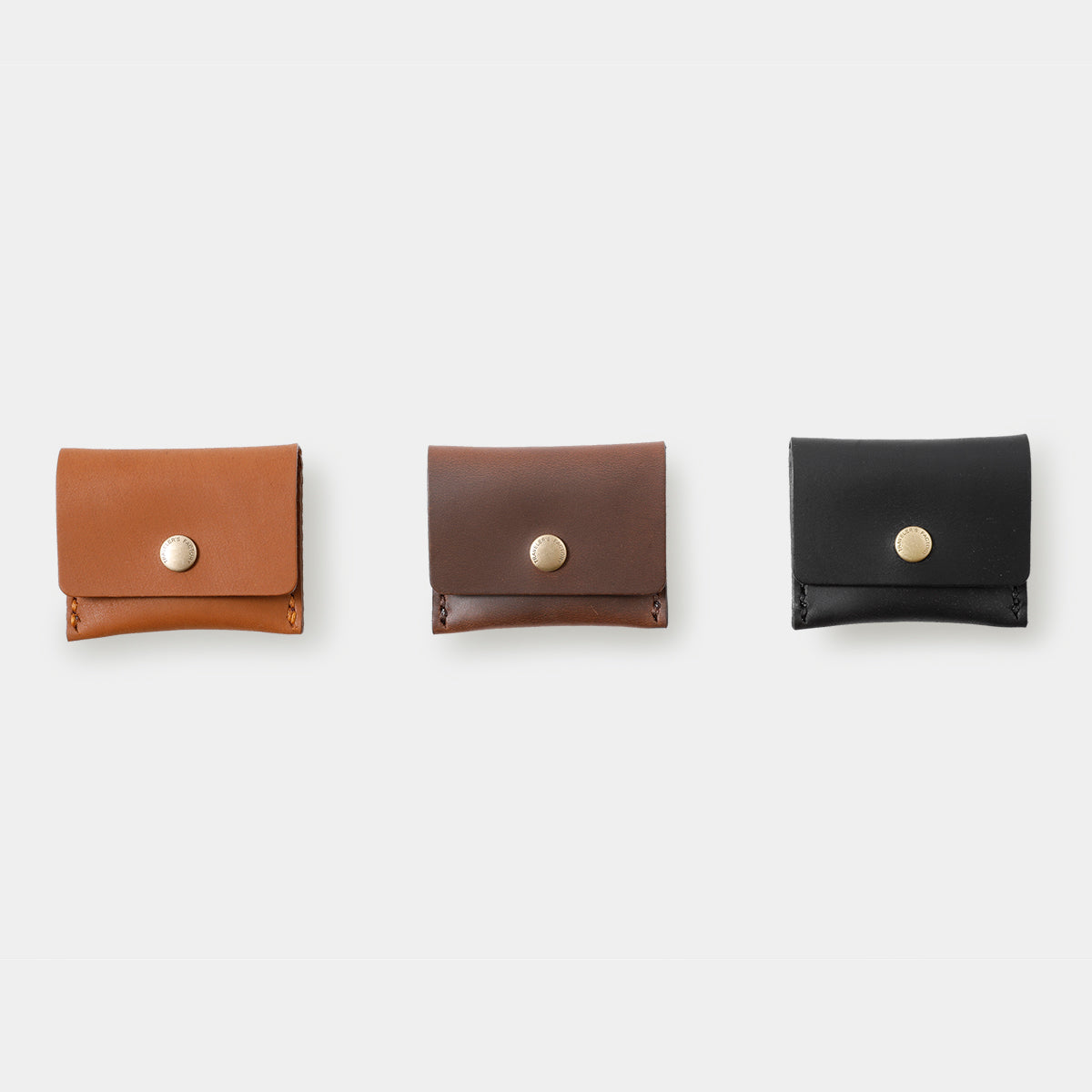 Premium TRAVELER'S COMPANY Leather Coin Wallet - Slim RFID-Blocking Travel Money Organizer (Black) | Perfect for International Trips, Daily Commute & Minimalist Wallets