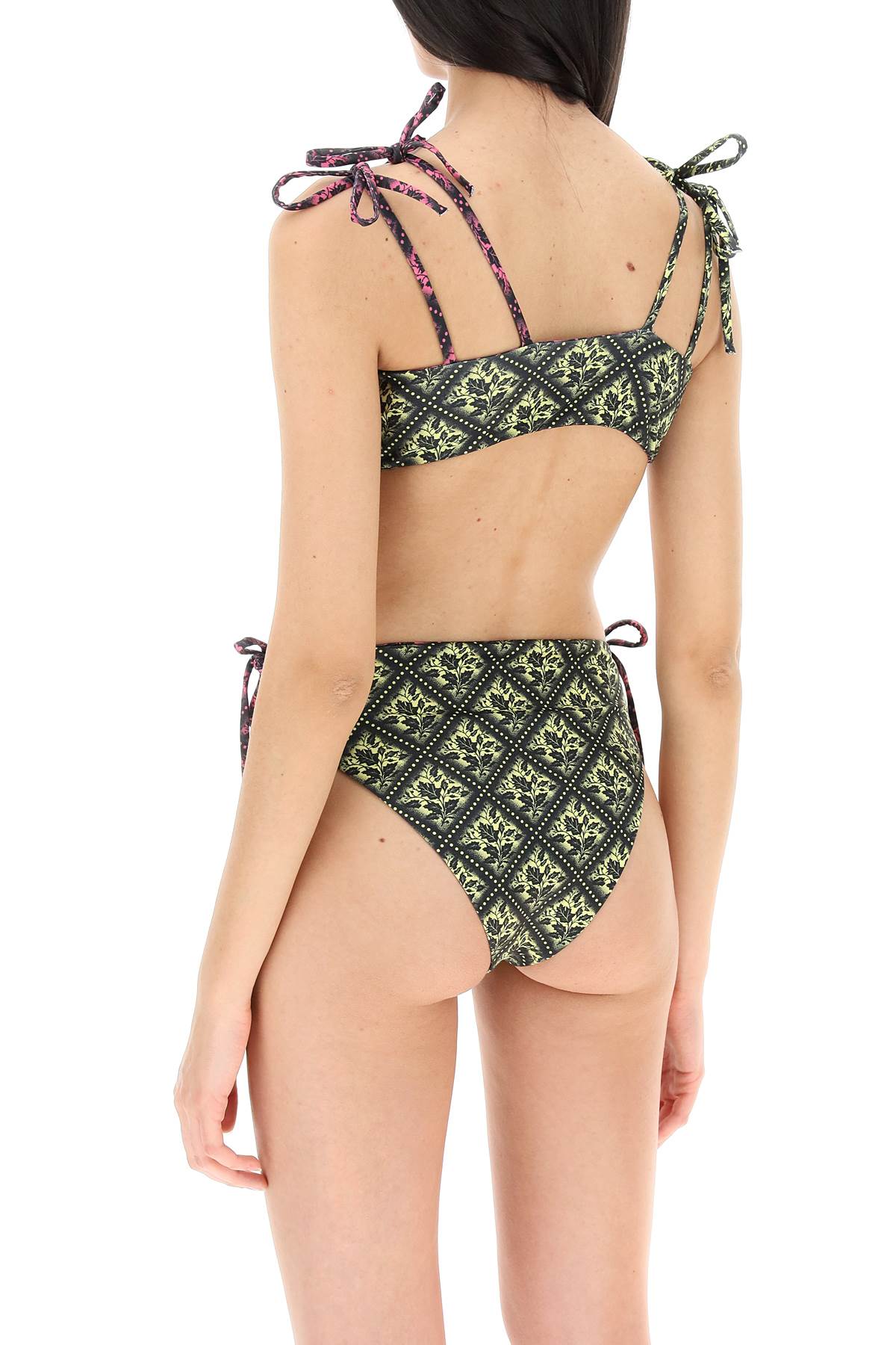 Chopova Lowena Reversible Bikini Top - Women's Swimwear for Beach, Pool & Summer Vacations