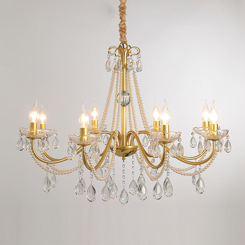 Elegant Allegri Crystal Chandelier - Modern Luxury Ceiling Light Fixture for Dining Room, Living Room & Bedroom Decor