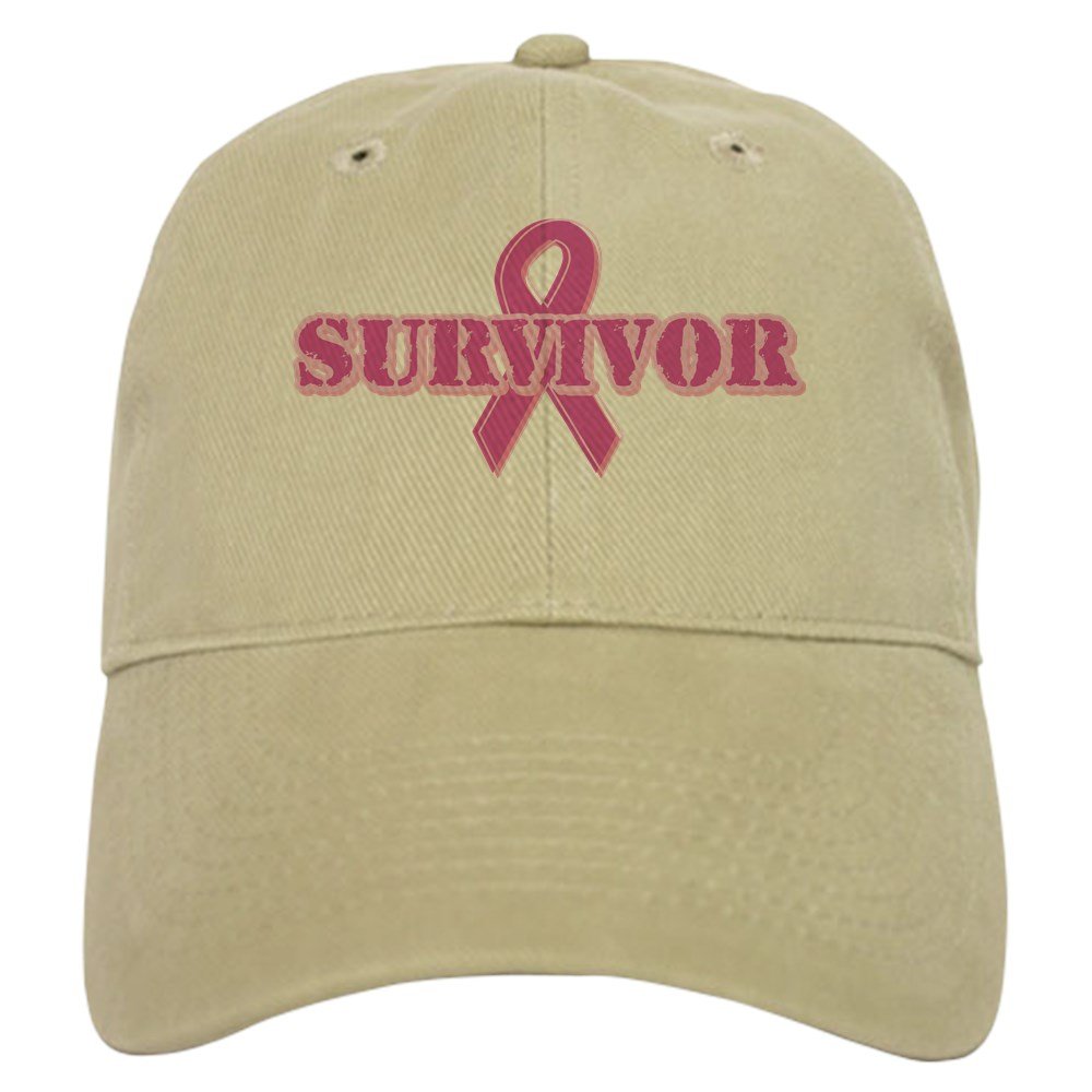Survivor Pink Ribbon Baseball Cap - Breast Cancer Awareness