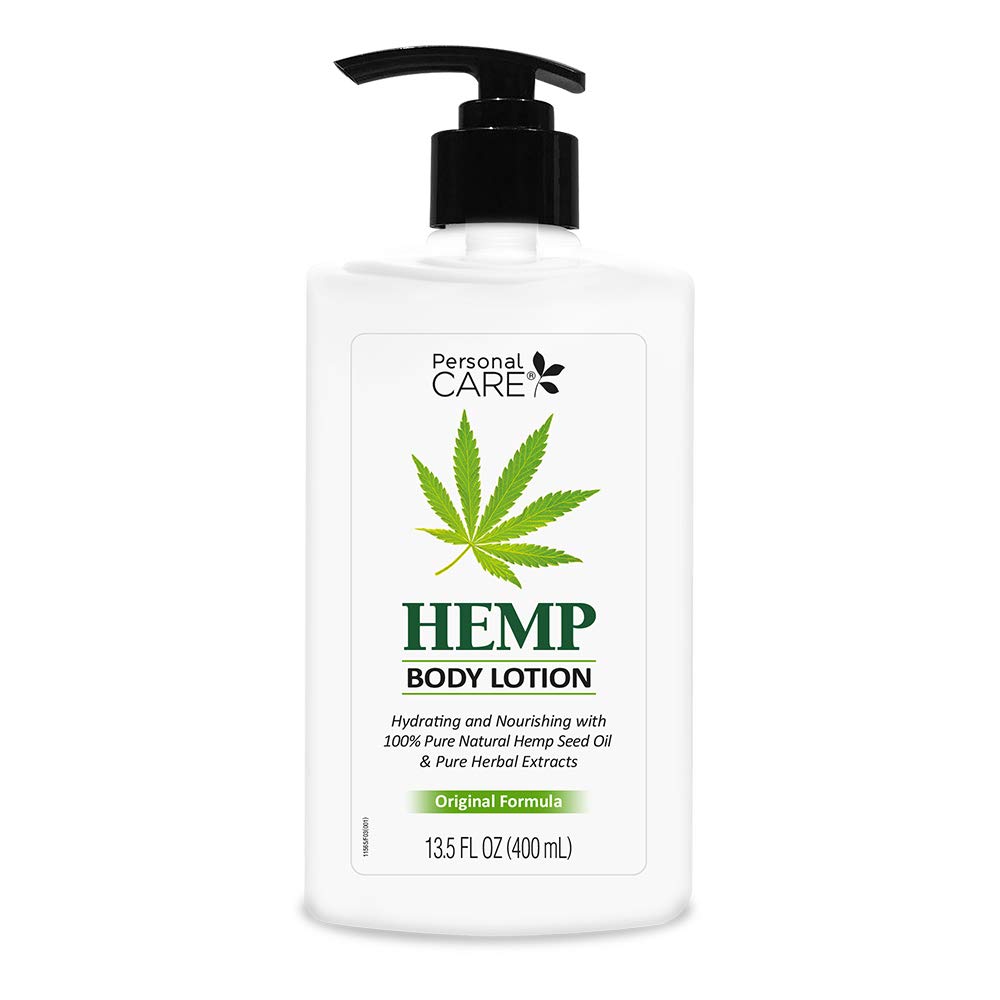 Organic Hemp Seed Oil Body Lotion with Pump - Moisturizing & Soothing Dry Skin - Perfect for Daily Hydration & Post-Workout Recovery