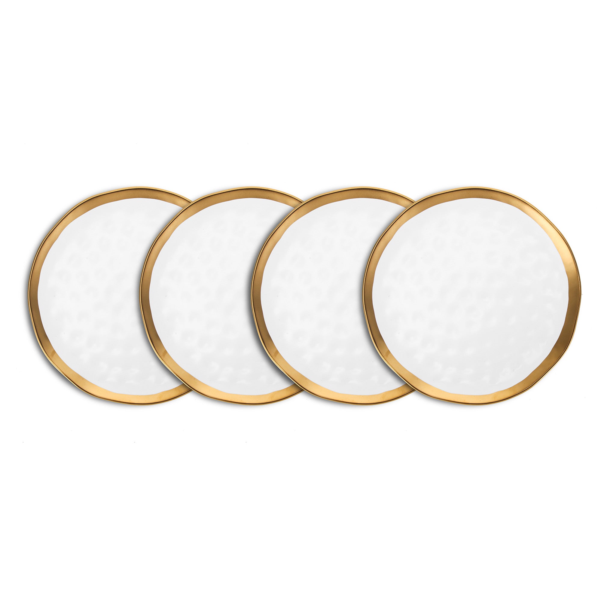 Florian Porcelain Salad Plate - Elegant White Dinnerware for Salads, Appetizers & Desserts - Perfect for Fine Dining, Parties & Everyday Use