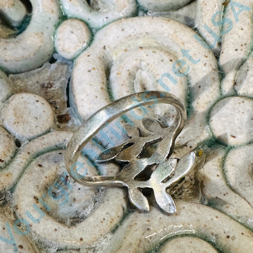 Sterling Silver Leafy Vine Ring for Women - Size 6 | Elegant Nature-Inspired Jewelry for Everyday Wear, Date Nights & Special Occasions