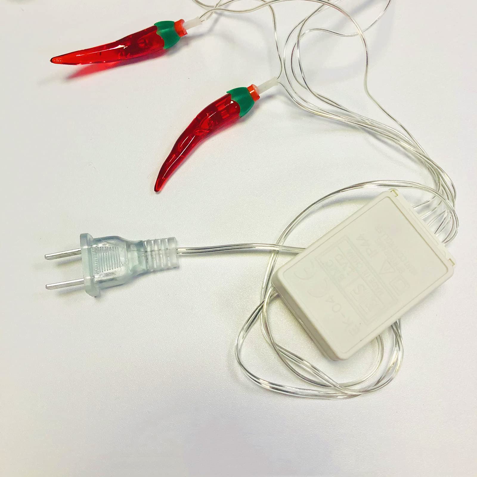 50LED Red Chili Pepper String Lights - 16.4FT Copper Wire Fairy Lights for Home, Wedding, Party & Garden Decor - Plug-in Hanging Garland Wreath Night Lights (Perfect for Patio, Christmas Tree, Bedroom & Outdoor Decorations)