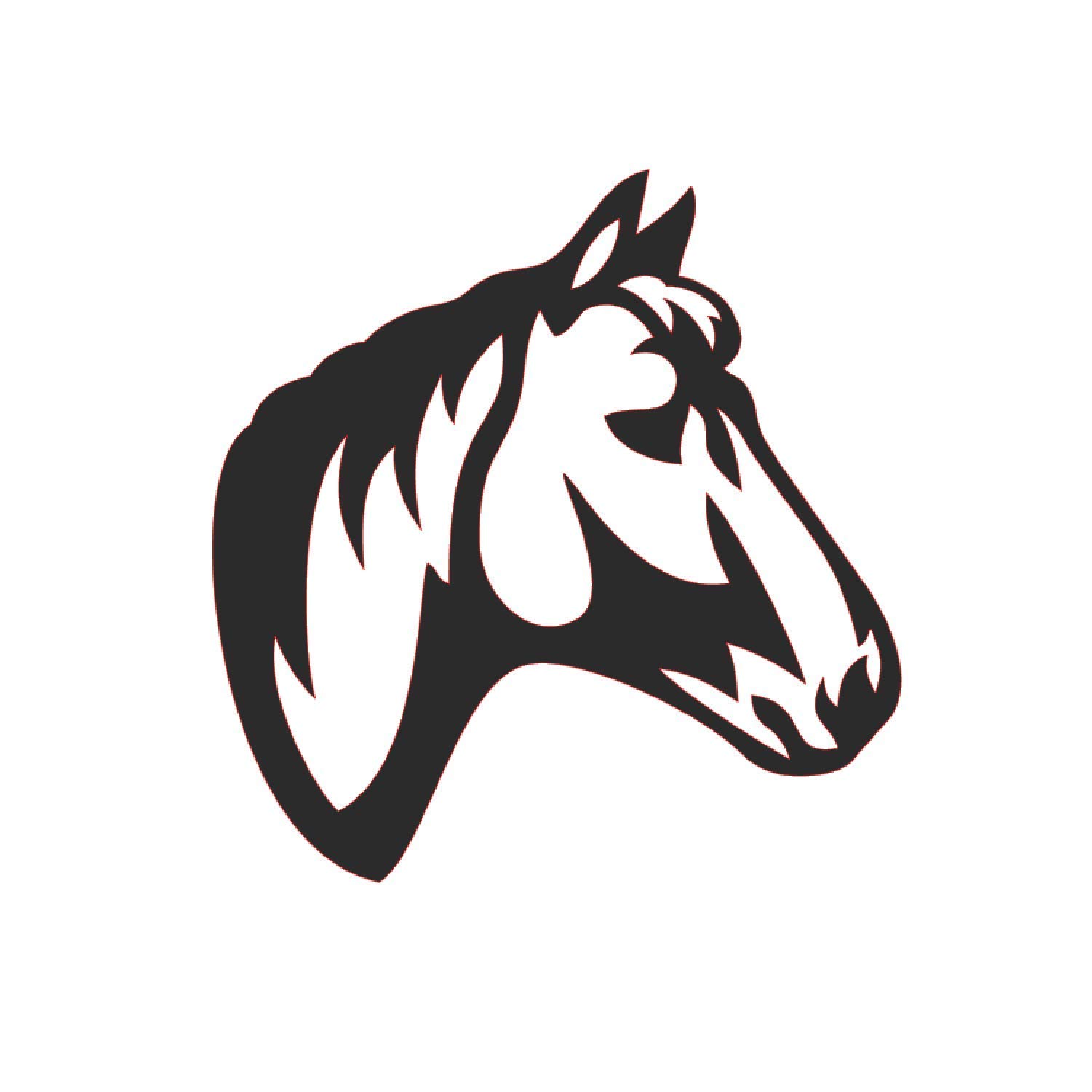Custom Horse Vinyl Decal - Equestrian Bumper Sticker for Tumblers, Laptops, Car Windows - Horse Girls Decal - Style 2 - Perfect for Gifts, Home Decor, and Personal Accessories