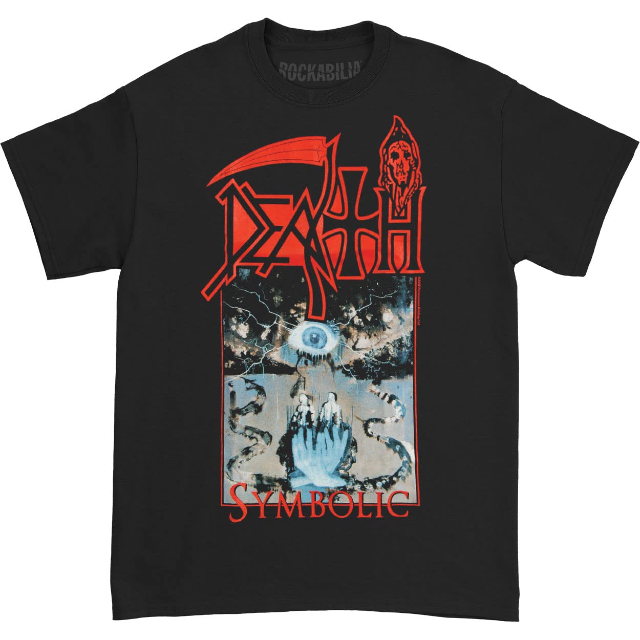 Death - Symbolic T-Shirt | Relapse Records Official Merch | Vintage Band Tee for Metal Fans | Perfect for Concerts & Casual Wear