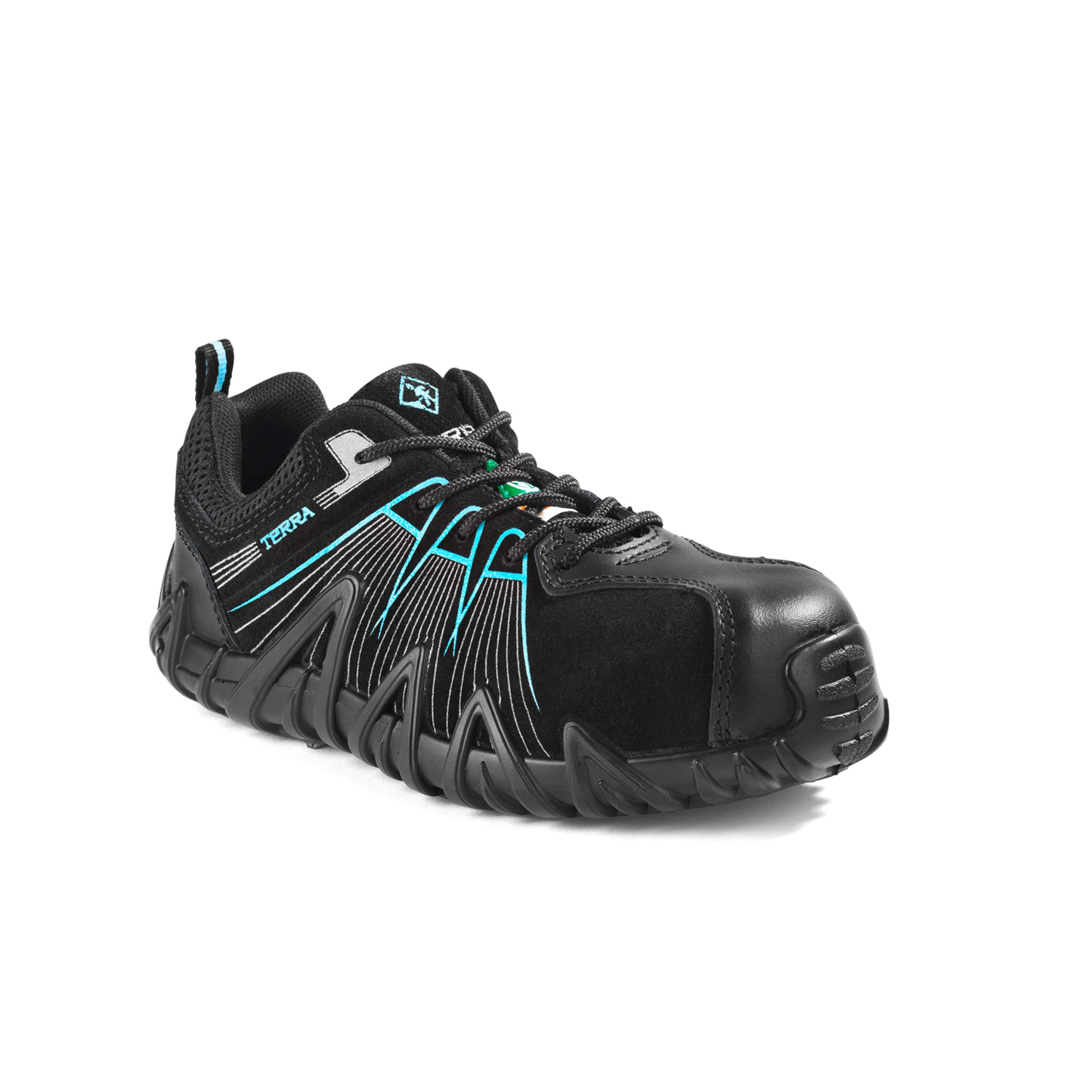 Terra Women's Spider X Low Composite Toe Water-Resistant Safety Work Shoes - Lightweight & Comfortable for Construction, Warehouse & Industrial Work