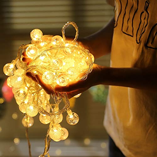 ARBAB' 100 LED Globe String Lights - 10M/33ft Waterproof Fairy Lights with Remote, 8 Lighting Modes for Indoor & Outdoor Christmas Decorations, Thanksgiving Party, Wedding, Garden, Patio, Porch and Bedroom Decoration