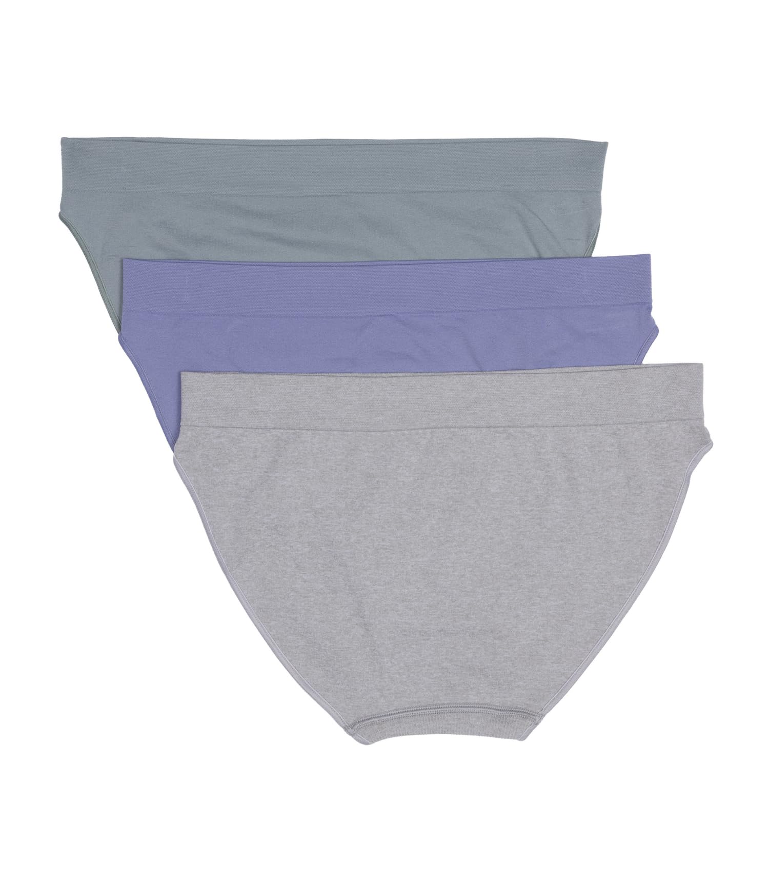 adidas Women's Seamless Bikini Underwear 3-Pack - Soft Breathable Comfortable Panties for Workout, Yoga & Everyday Wear