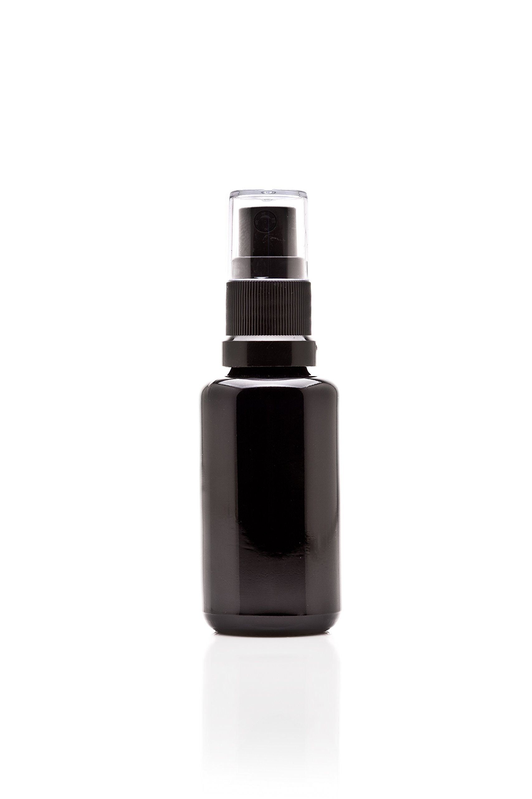 Infinity Jars 30ml (1 fl oz) Black UV Glass Fine Mist Spray Bottles - 10 Pack Refillable Containers for Cleaning Products, Homemade Perfume, Room Sprays, Bath & Beauty Essentials | Perfect for DIY Hair Care, Aromatherapy & Home Organization