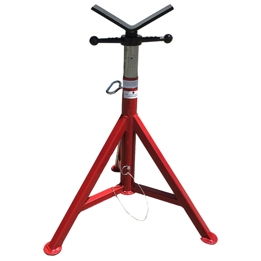 B&B Pipe Tools 4102 Pin Lock Standard V Head Pipe Jack - No Lock Washer Included - Perfect for Plumbing Repairs and Pipe Installation Projects
