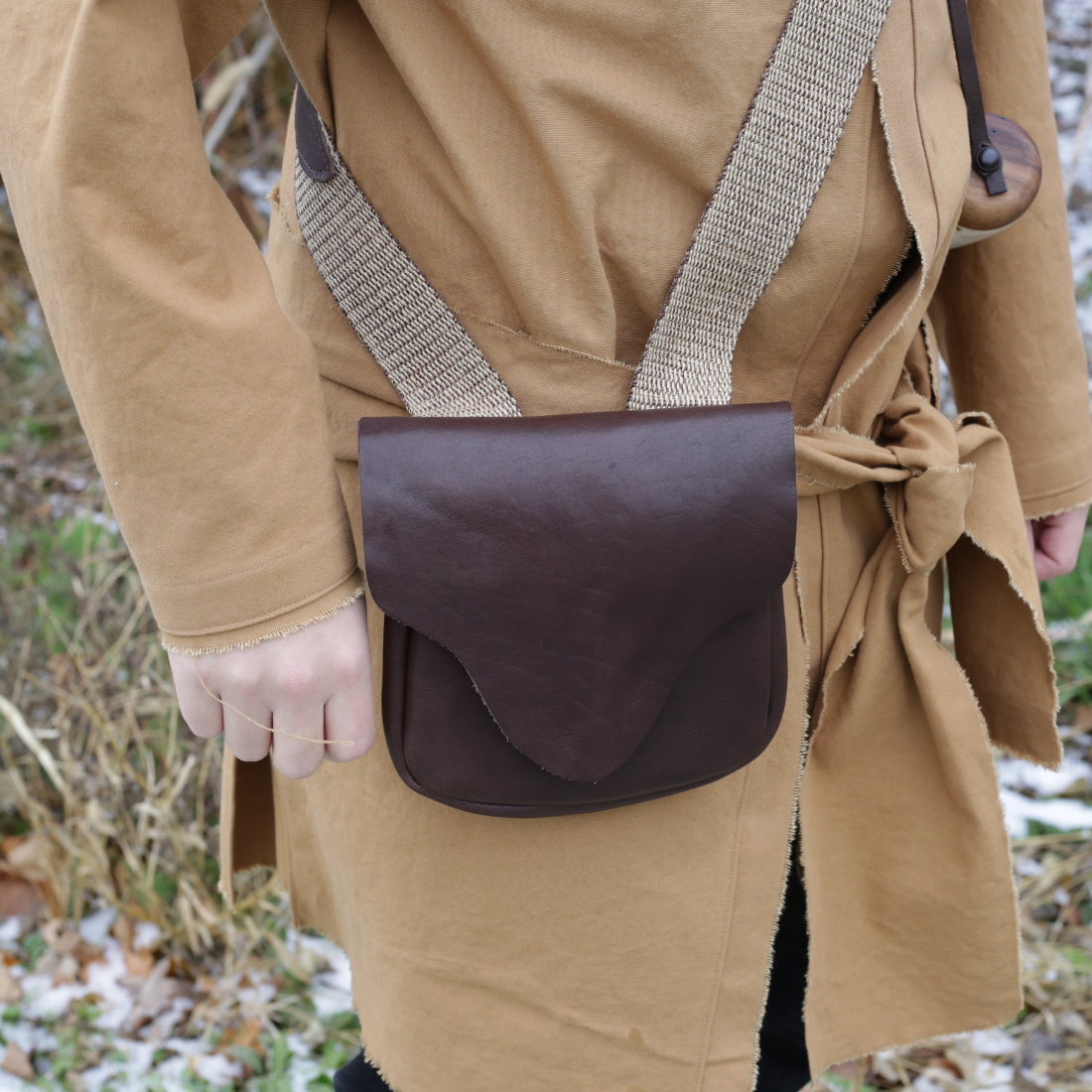 Premium Canvas Hunting Frock - Durable Outdoor Costume for Hunting & Cosplay | Perfect for Halloween, LARP & Outdoor Adventures