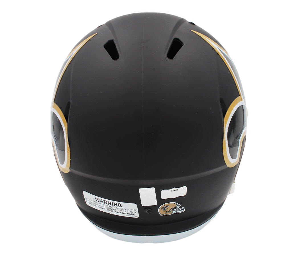 Drew Brees Autographed New Orleans Saints Speed Full Size AMP NFL Helmet - Authentic Signed Collectible for Football Fans & Sports Memorabilia Display