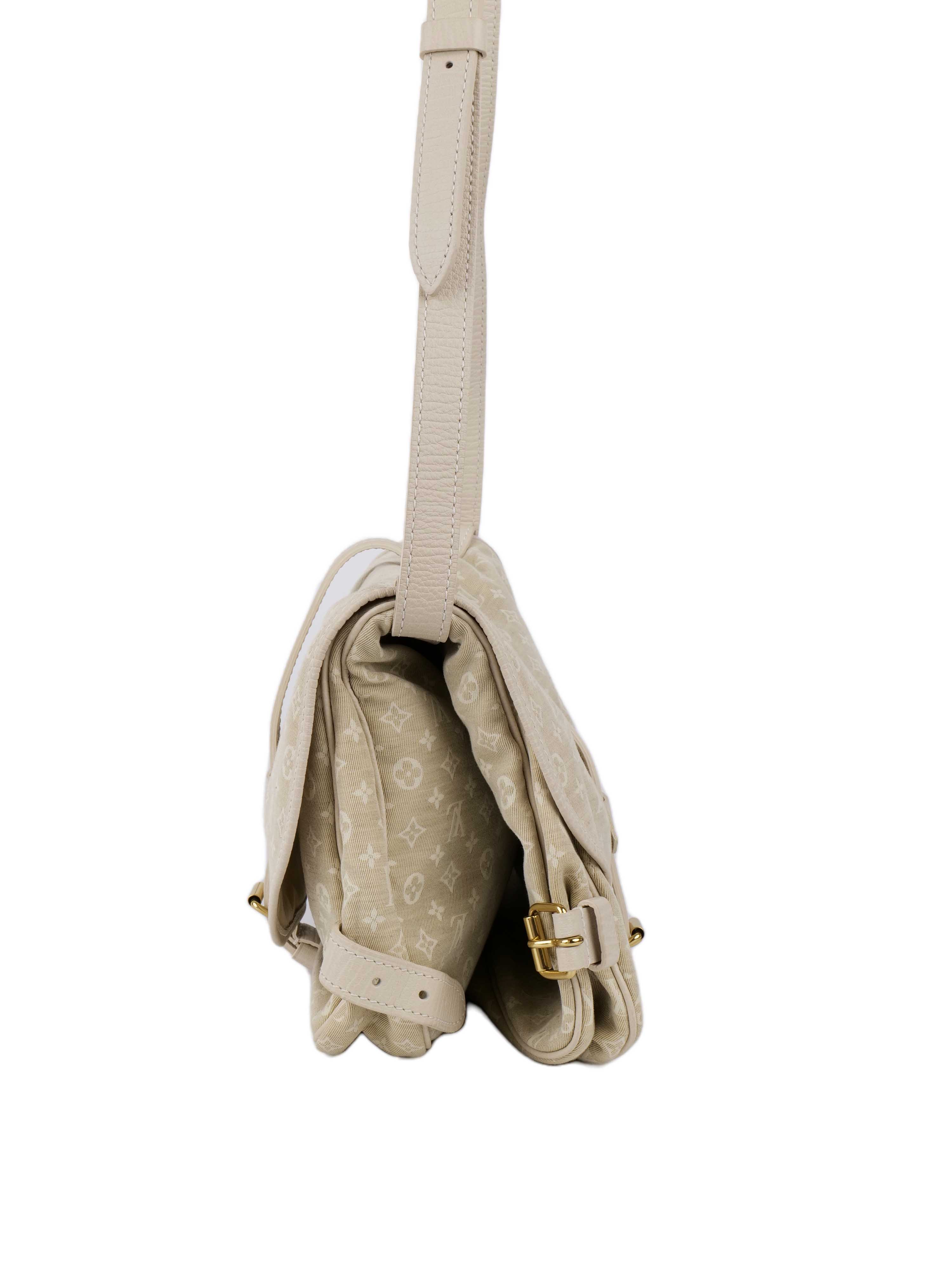 Authentic Louis Vuitton Monogram Shoulder Bag in White & Cream | Luxury Crossbody Purse for Women | Perfect for Date Night, Travel & Everyday Use