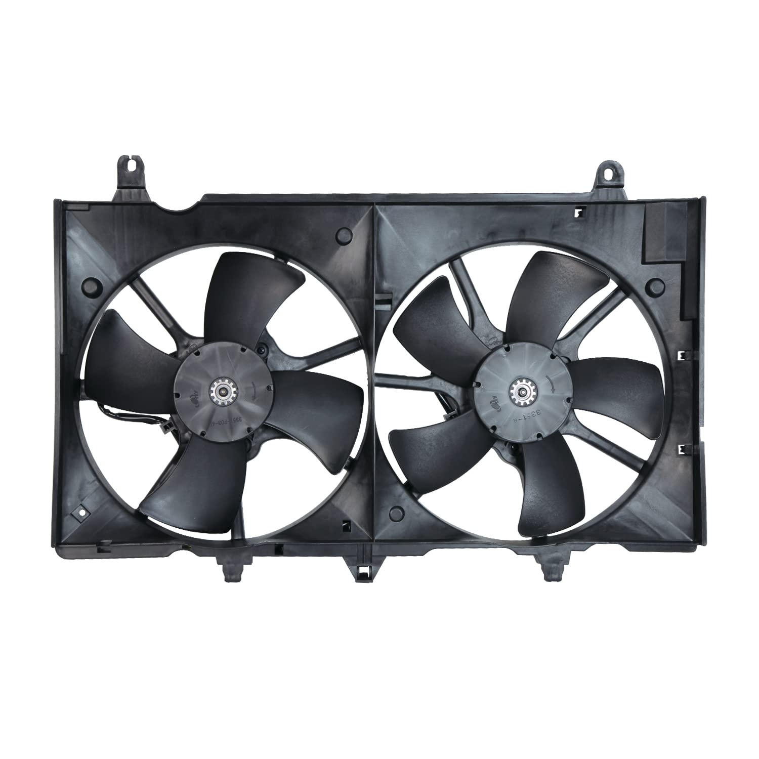 TYC 621810 Cooling Fan Assembly Replacement for 2007-2008 Nissan 350Z - High Performance Radiator Cooling Fan for Engine Overheating Prevention | Perfect for Summer Driving & Heavy Traffic Conditions