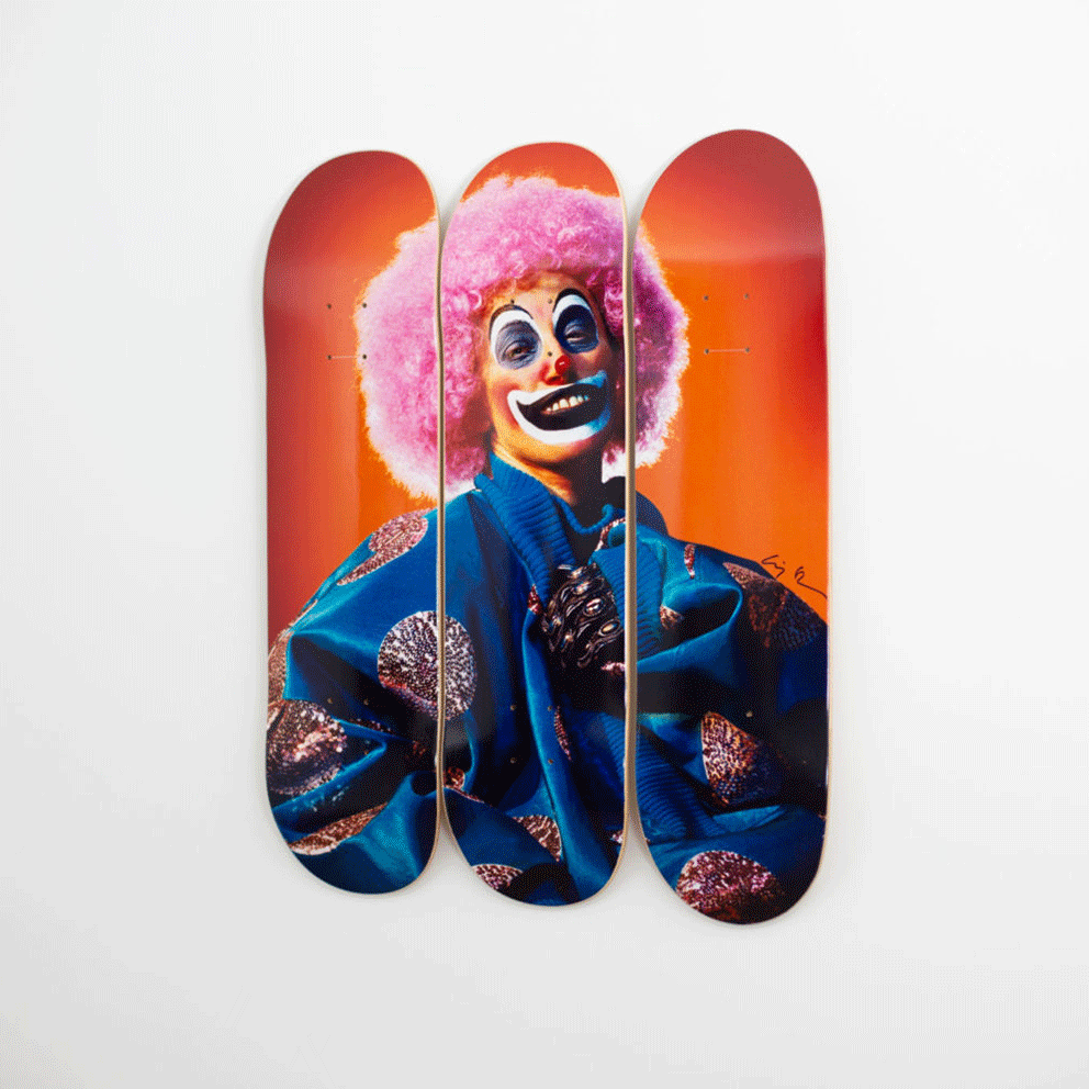 CINDY SHERMAN X SKATERROOM Signed Limited Edition Skateboard Deck - Untitled HS - Collector's Art Piece for Home Display & Skateboarding Enthusiasts