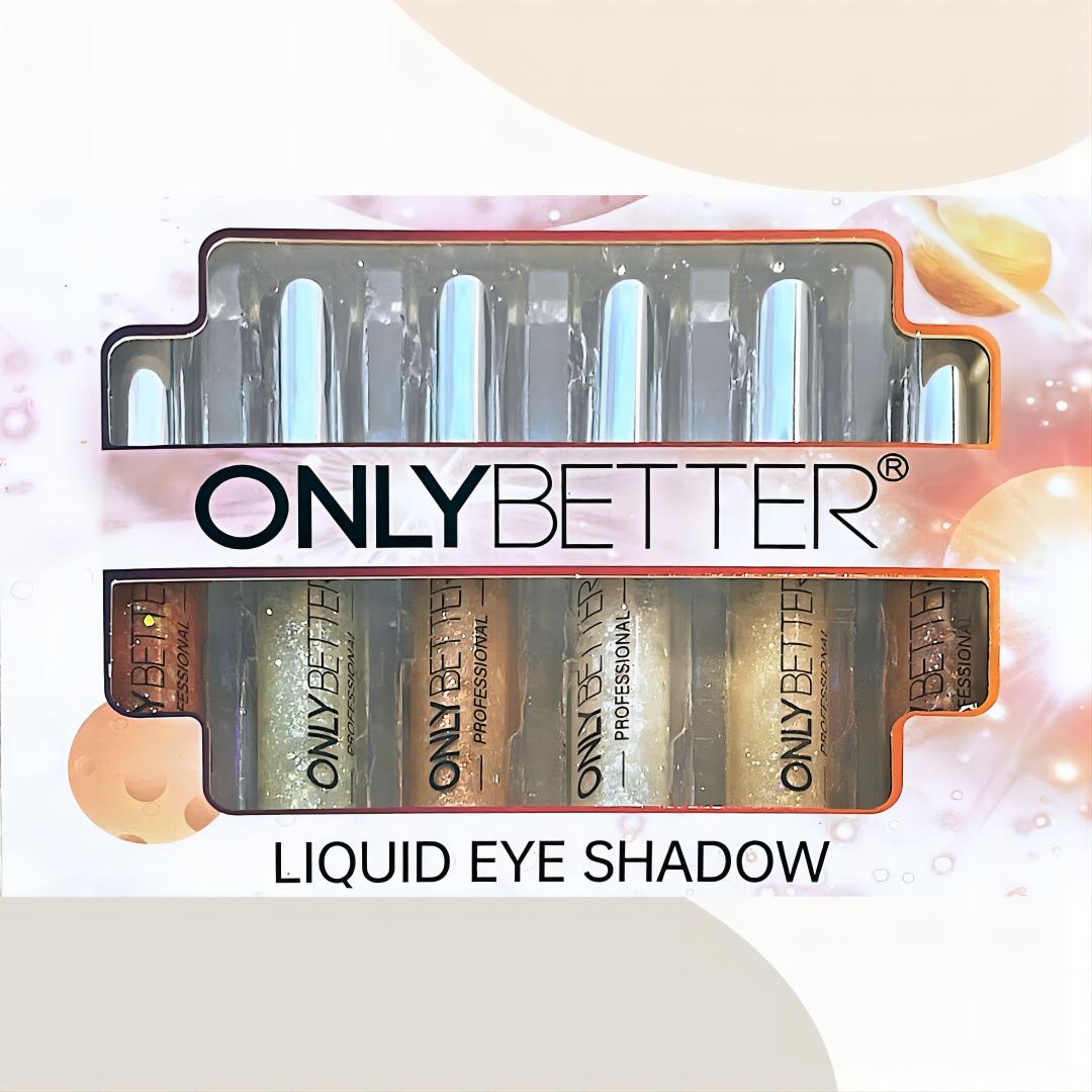 ONLYBETTER Liquid Glitter Eyeshadow - Long Lasting Shimmery Makeup for Parties, Halloween & Special Occasions