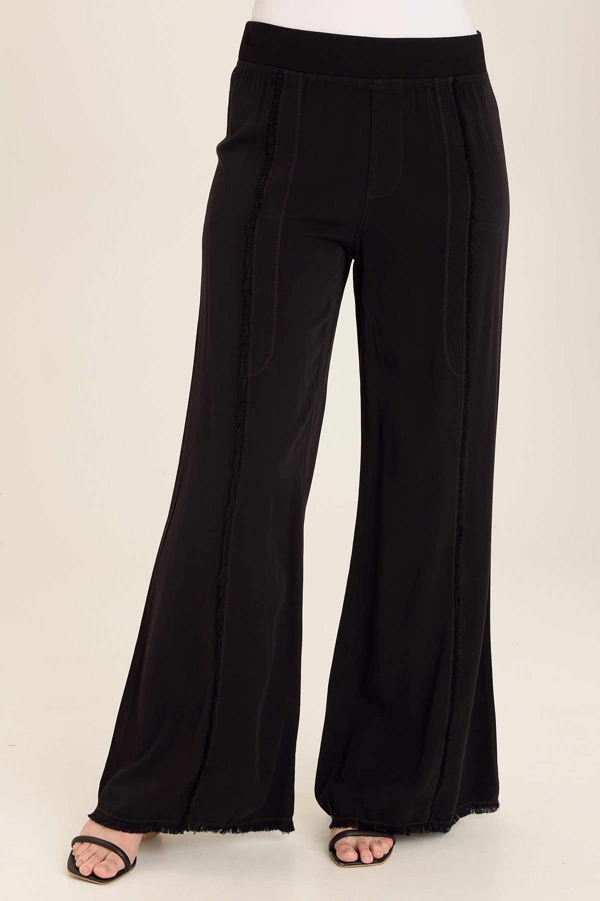 Women's High Waisted Twill Beach Pants - Lightweight, Breathable & Quick Dry for Summer Vacations, Travel & Casual Outings
