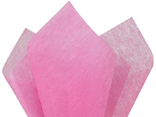 100-Pack Hot Pink Non-Woven Polyester Fabric Sheets 20