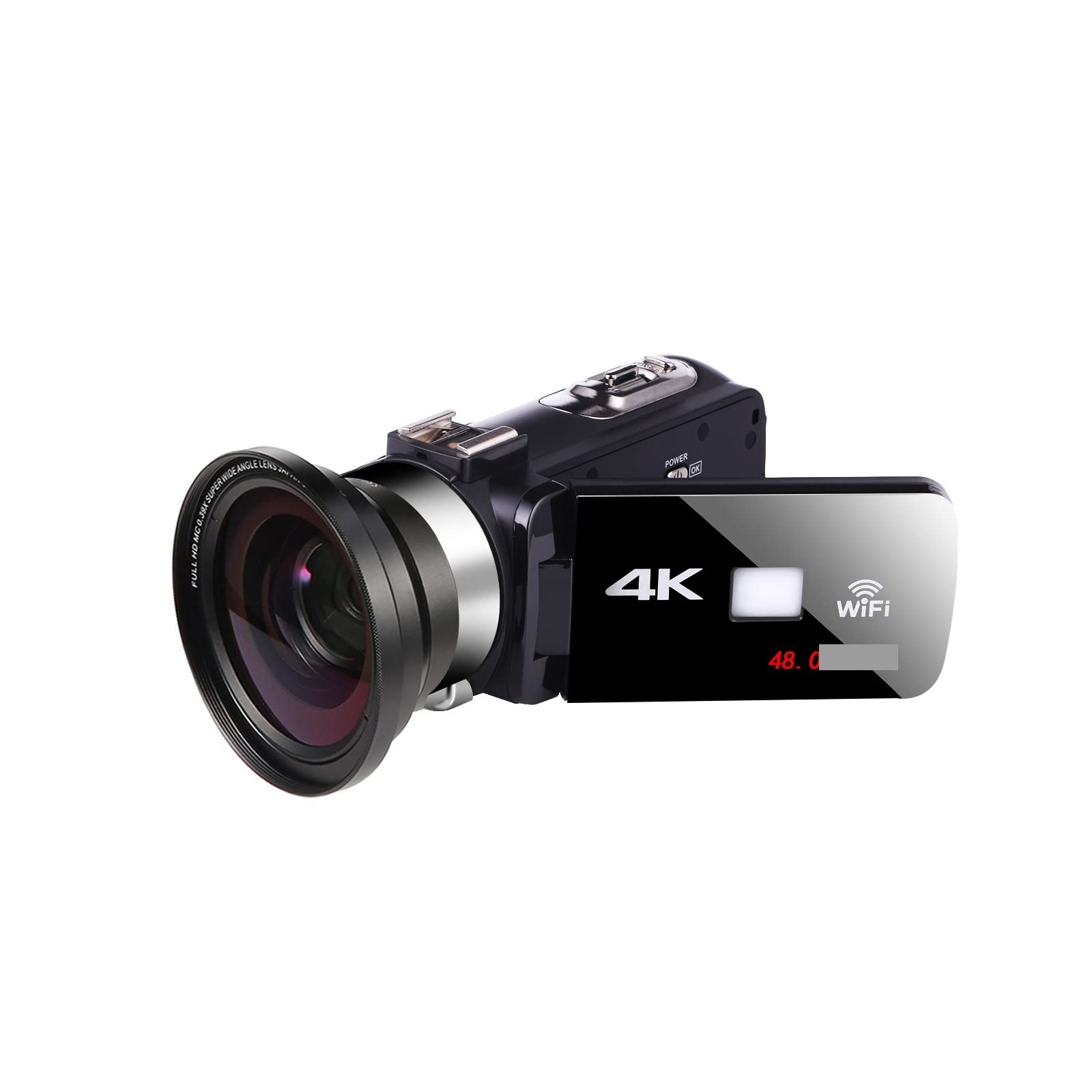 AUBEST 4K UHD Video Camera Camcorder with 18X Zoom, Live Streaming Webcam & IR Night Vision - Professional Digital Camera for Photography, Vlogging, YouTube, Outdoor Travel (Includes 16GB SD Card)
