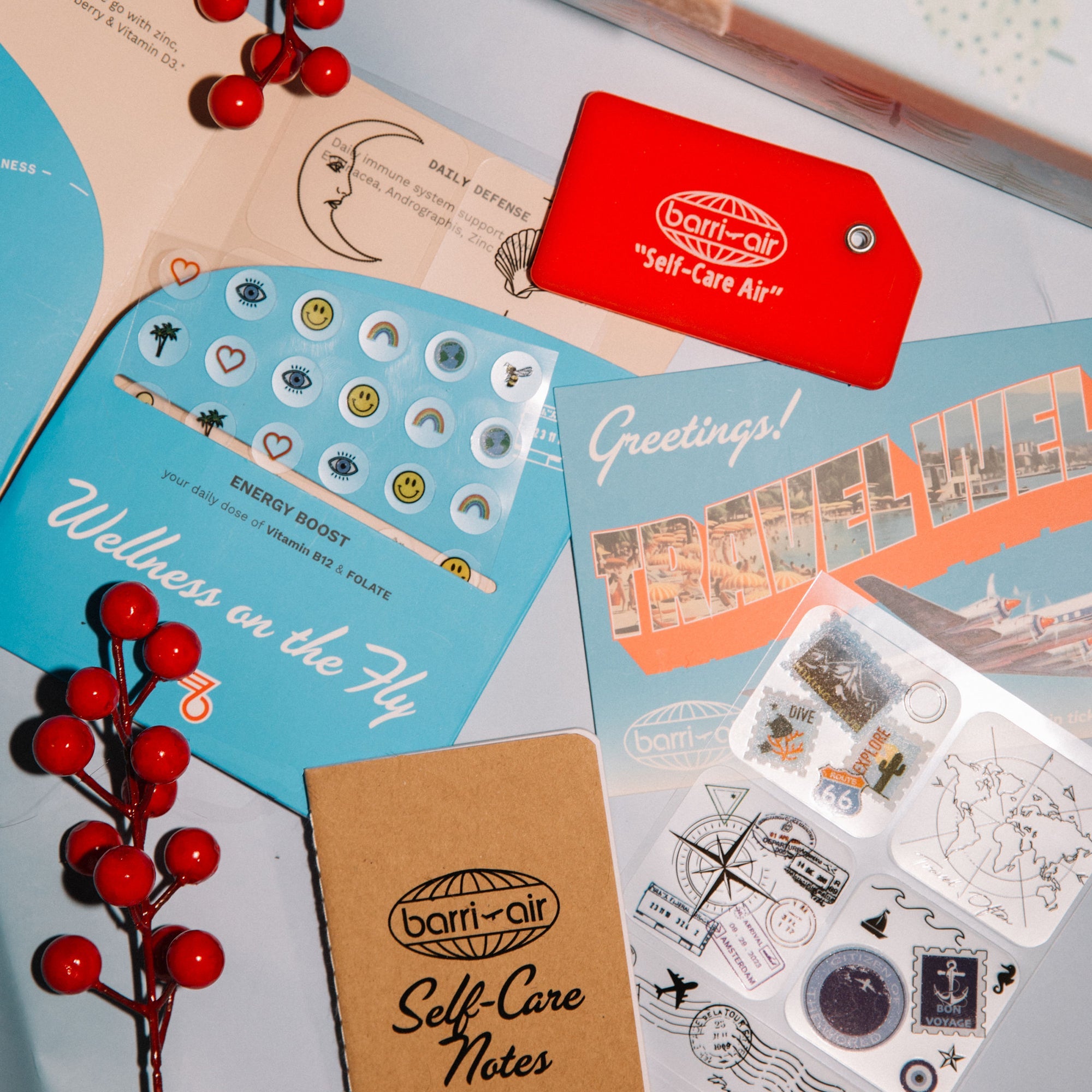 Self Care Air Travel Gift Set for Women - Relaxing In-Flight Essentials with Skincare & Comfort Items | Perfect Travel Gifts for Her, Long Flights & Business Trips