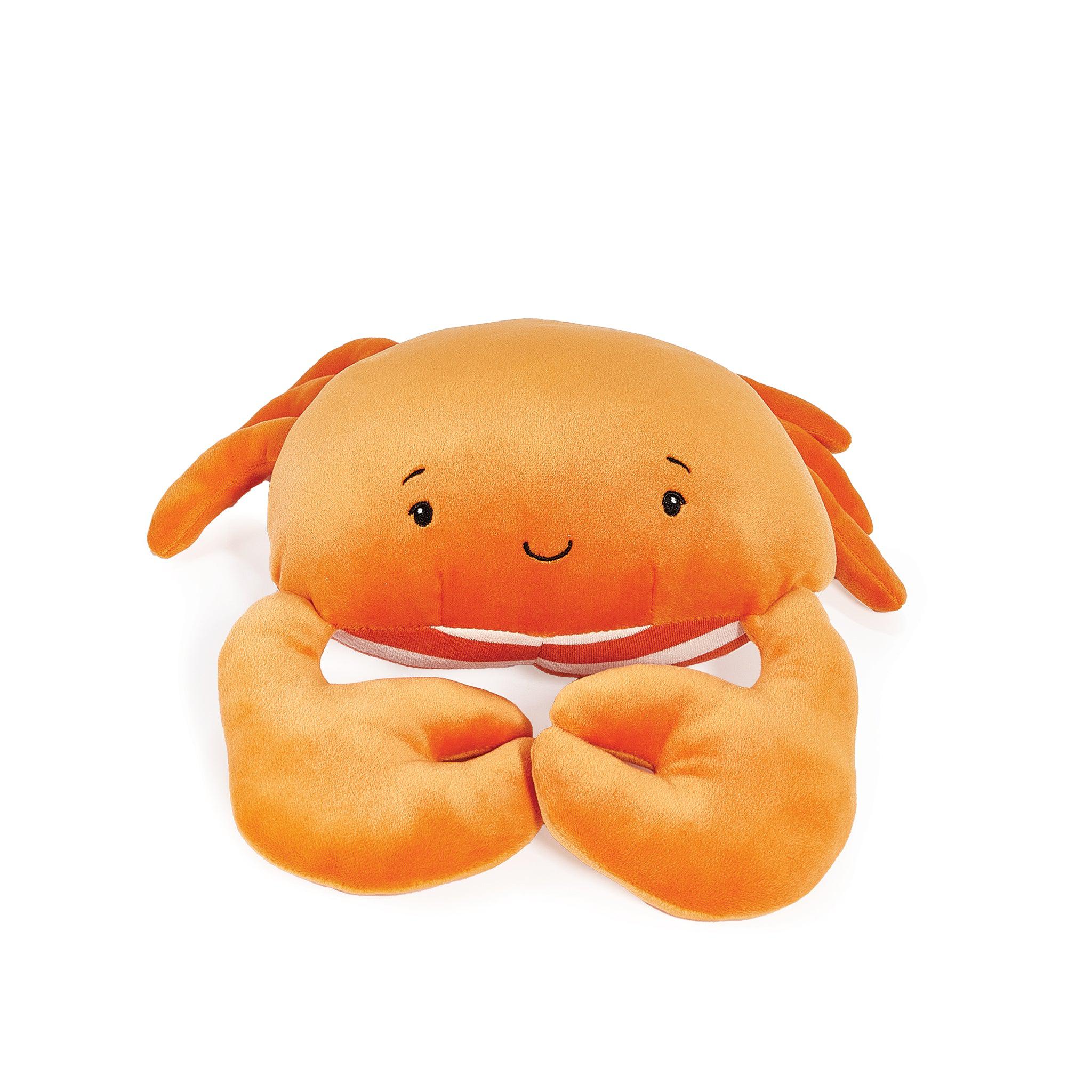 Happy Crab Plush Stuffed Animal Toy - Soft & Cuddly Sea Creature for Kids, Perfect for Playtime, Gifts & Nursery Decor