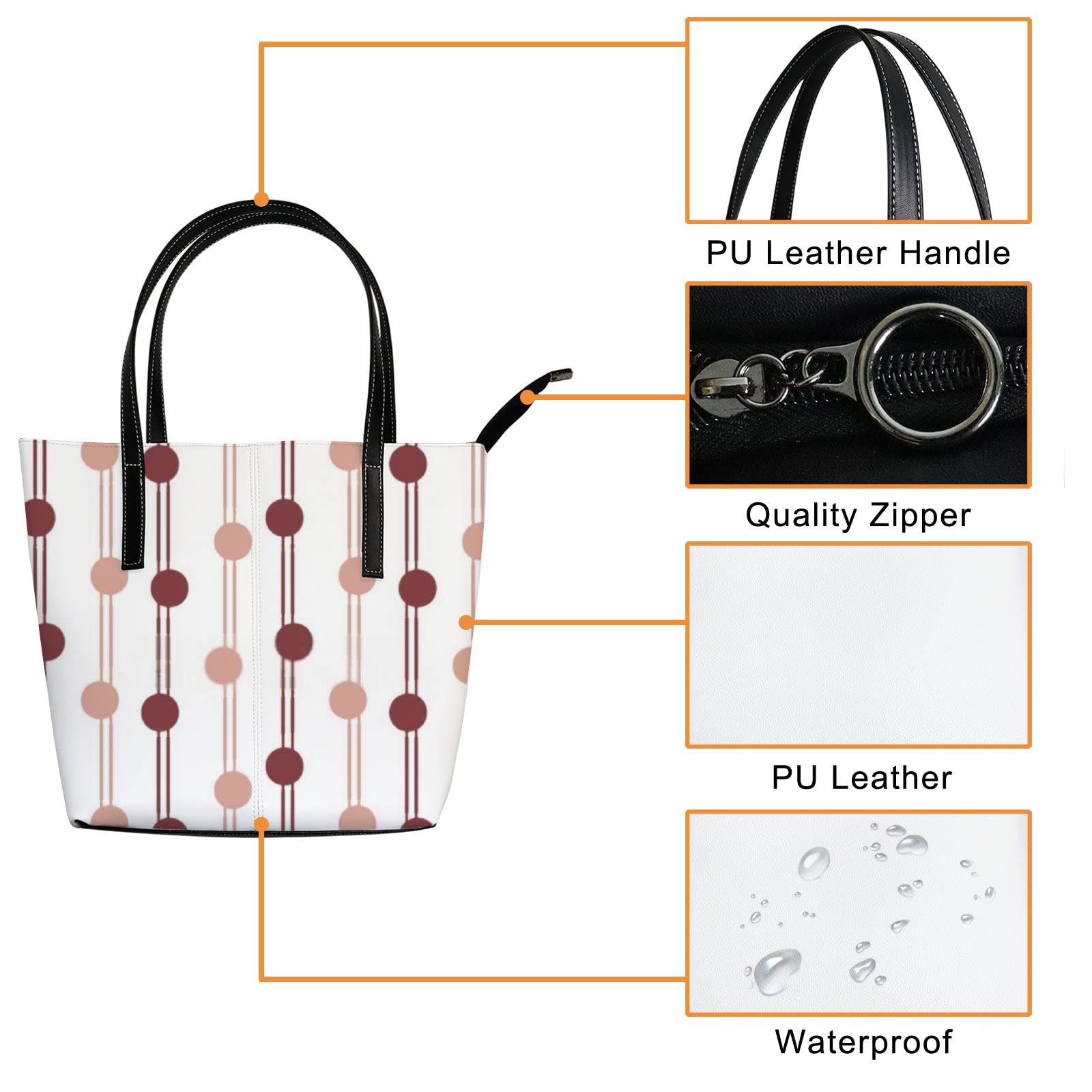Genuine Leather Crossbody Handbag for Women - Stylish Work Tote with Zipper Closure | Perfect for Office, Travel & Everyday Use