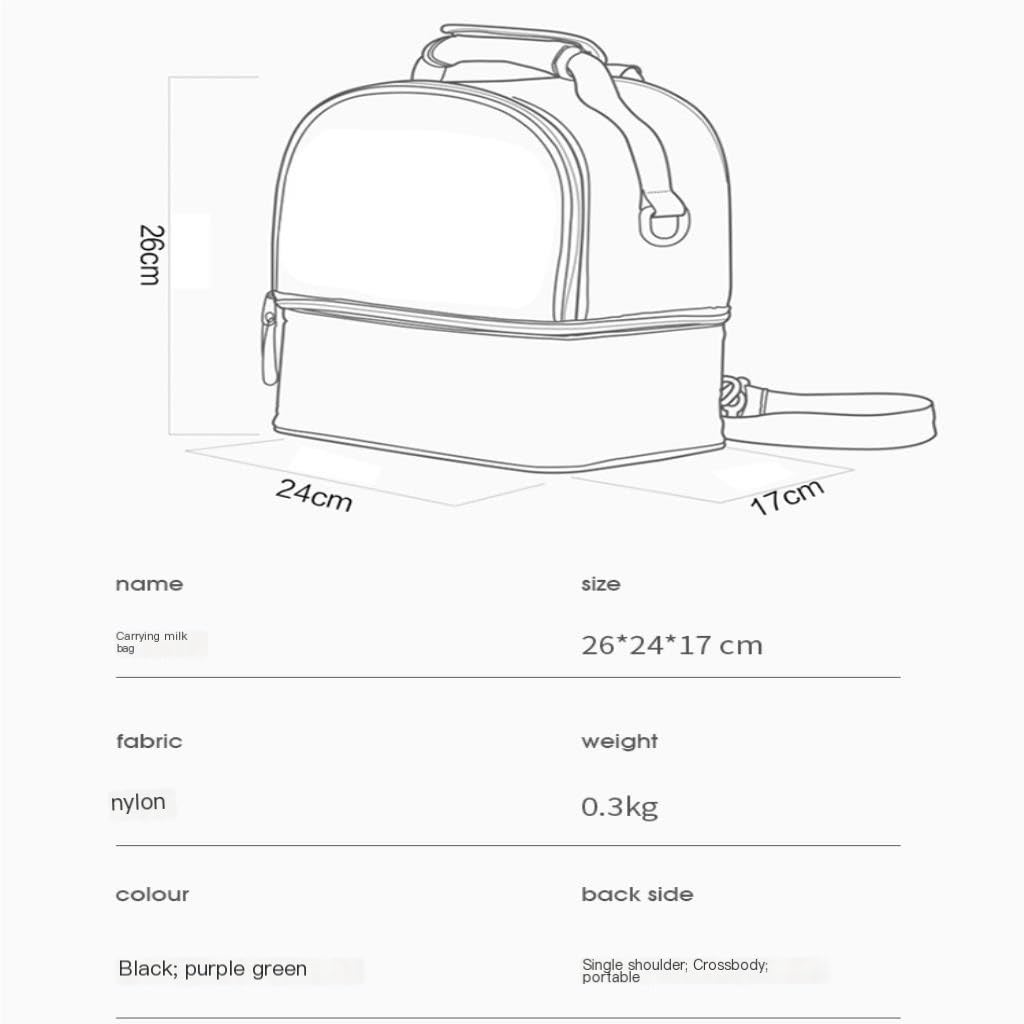 **Waterproof Diaper Backpack for Moms - Large Insulated Breastfeeding Bag with Multiple Pockets, Portable Baby Changing & Nursing Organizer (Gray) - Perfect for Travel, Daycare & On-the-Go Parenting**