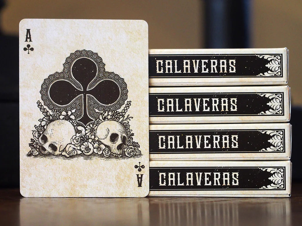 Premium Calaveras Playing Cards - Unique Skull-Themed Deck for Poker, Magic Tricks & Collectors | Perfect for Game Nights, Gifts & Halloween Parties