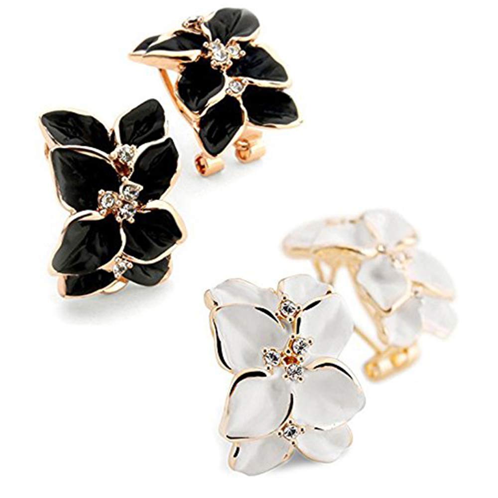 YouBella Crystal Stud Earrings for Women - Hypoallergenic Fashion Jewelry Set with Sparkling Stones | Perfect for Parties, Weddings & Everyday Wear
